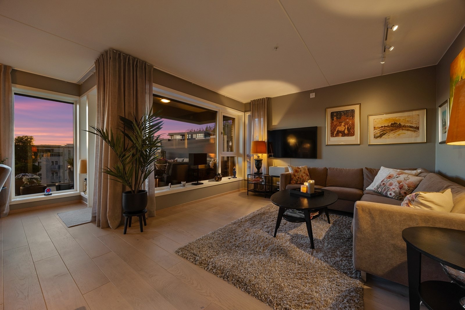 Leiligheten har balansert ventilasjon. Galleribilde