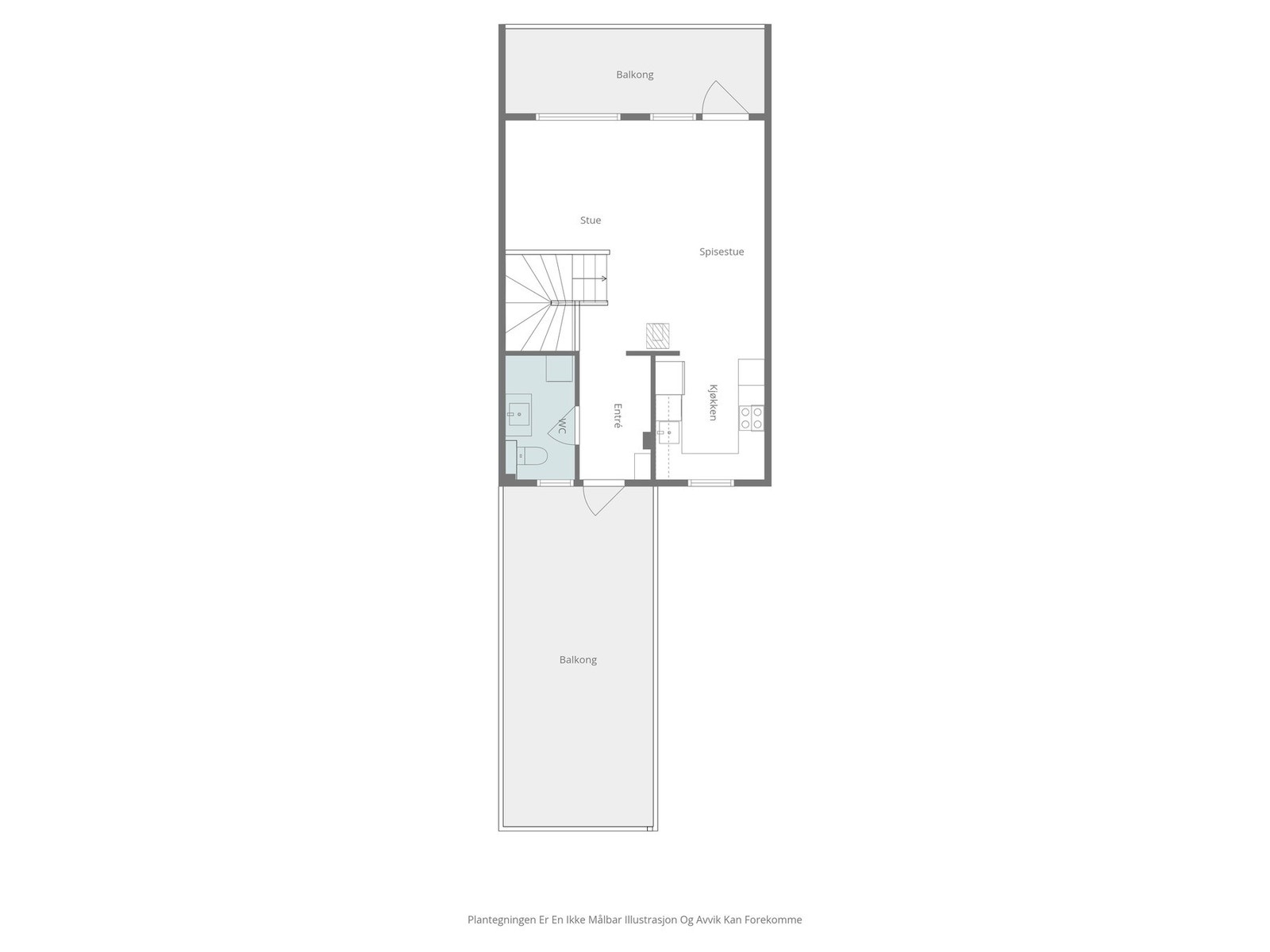 Plantegning 2. etasje Galleribilde