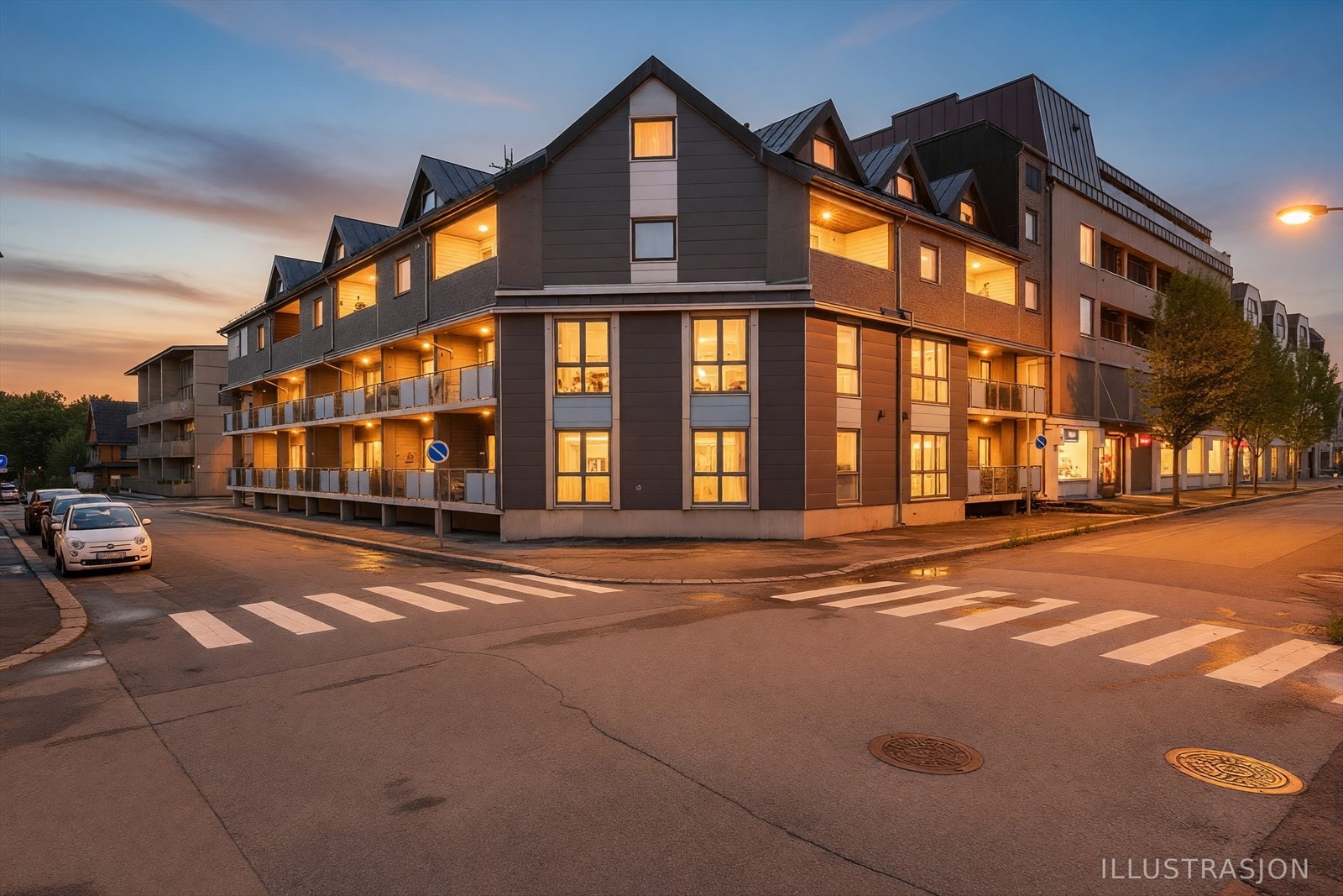 Velkommen til Lundegata 14! Fin og lys leilighet midt i Skien sentrum Galleribilde