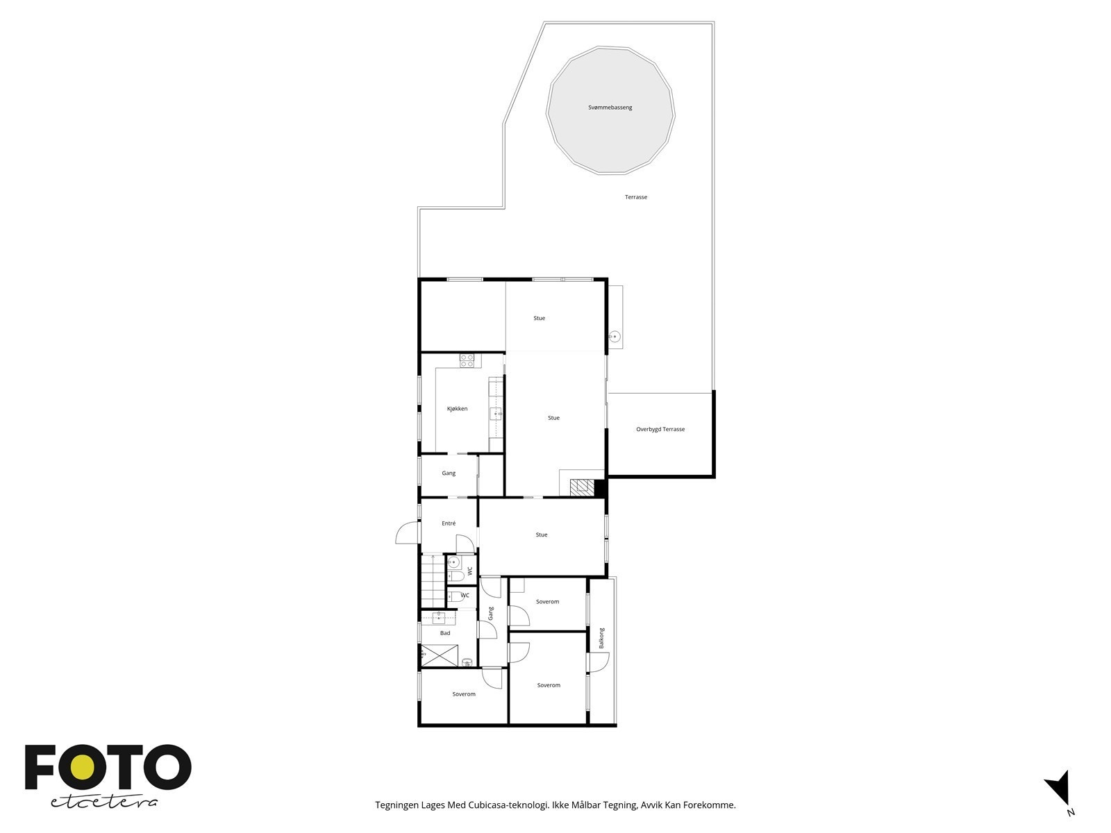 Plantegning 1 etg. Galleribilde