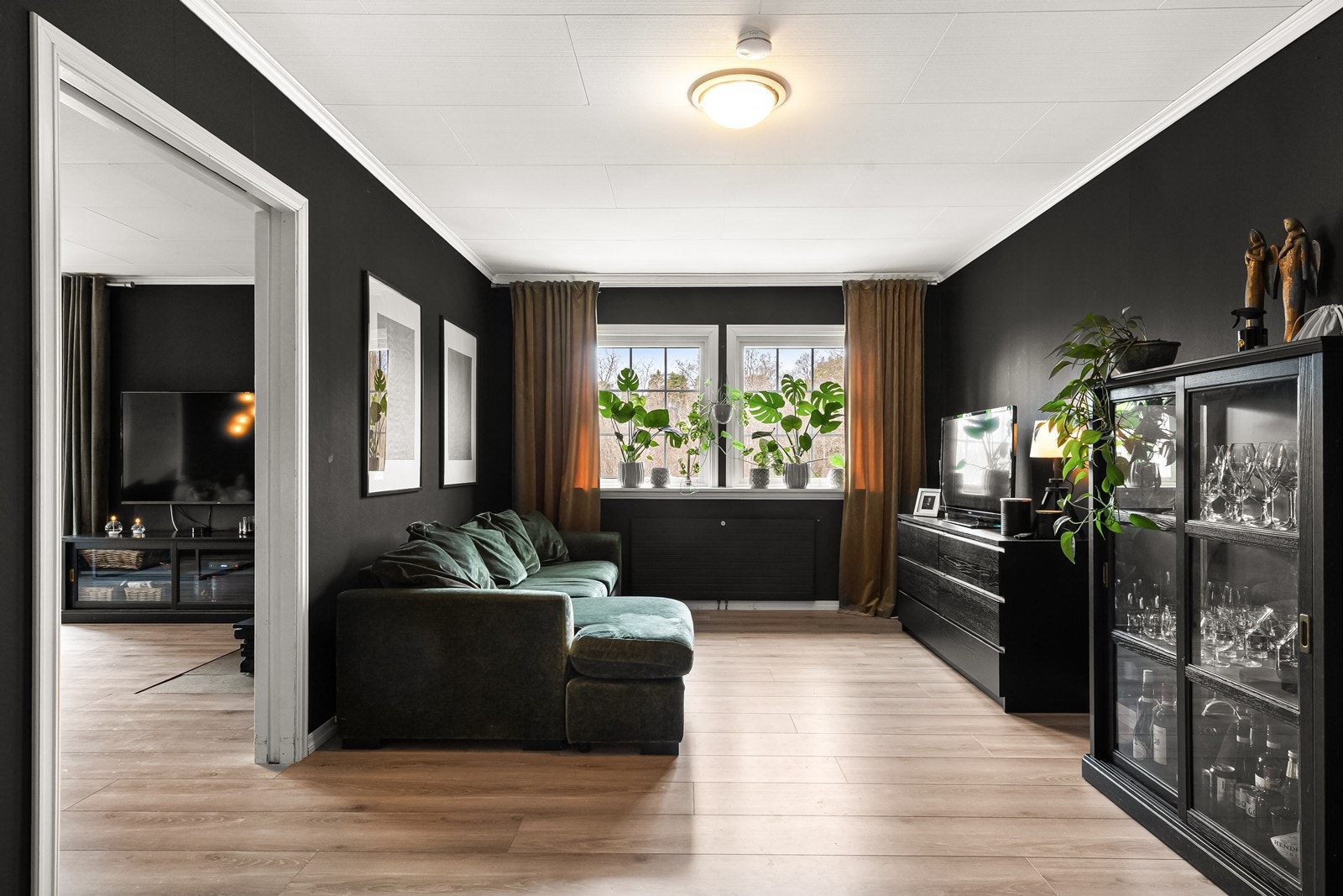 Stue 1 som brukes som tv-rom Galleribilde