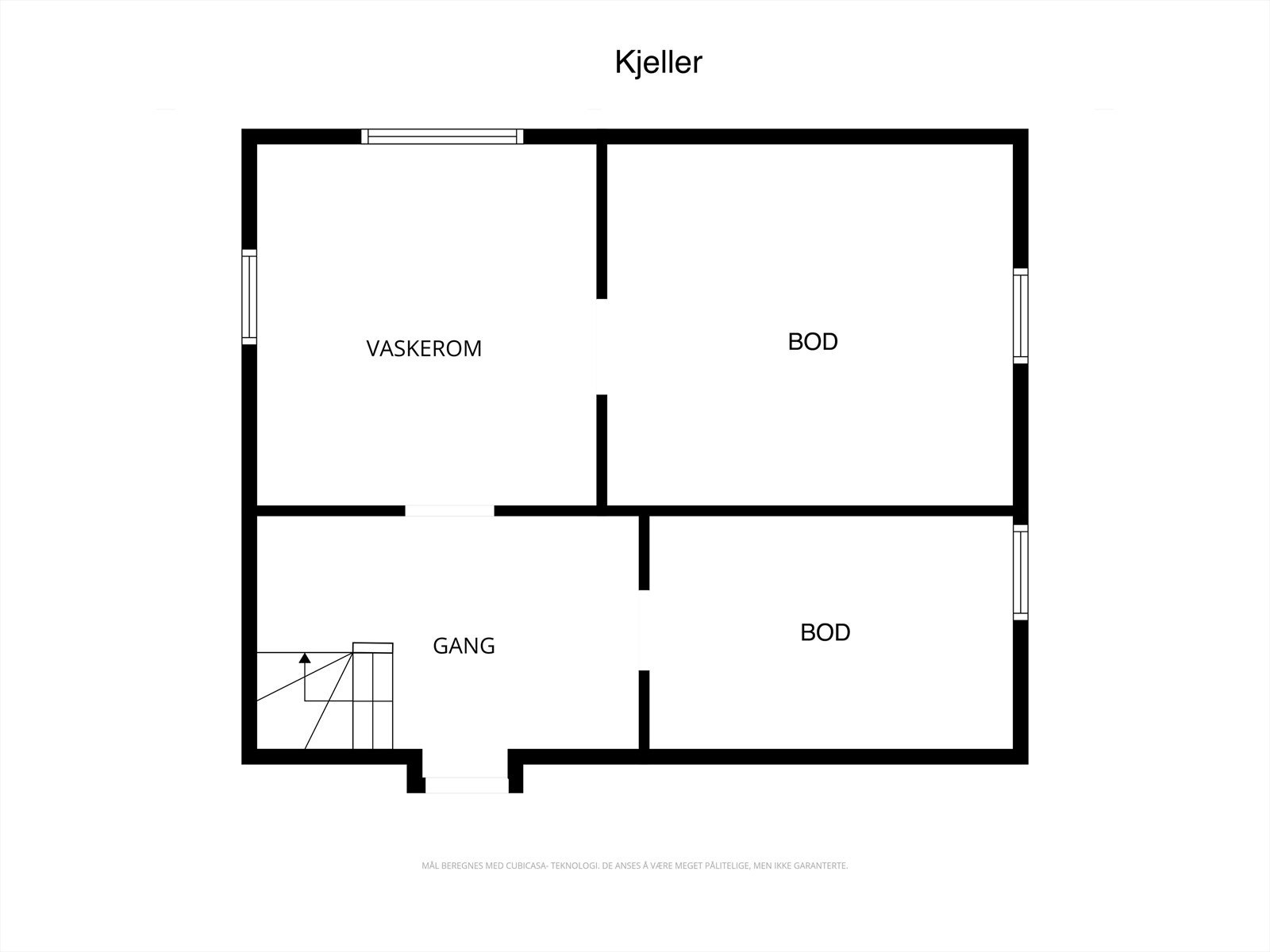 Plantegning kjeller Galleribilde
