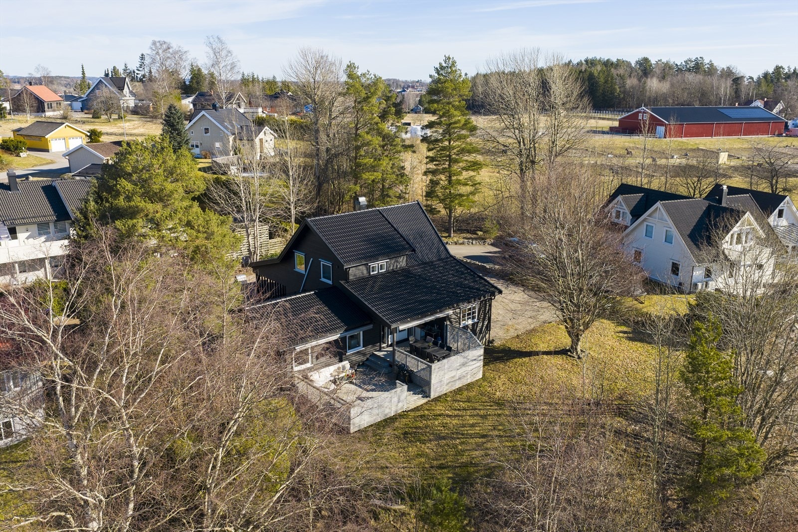 Dronebilde Galleribilde