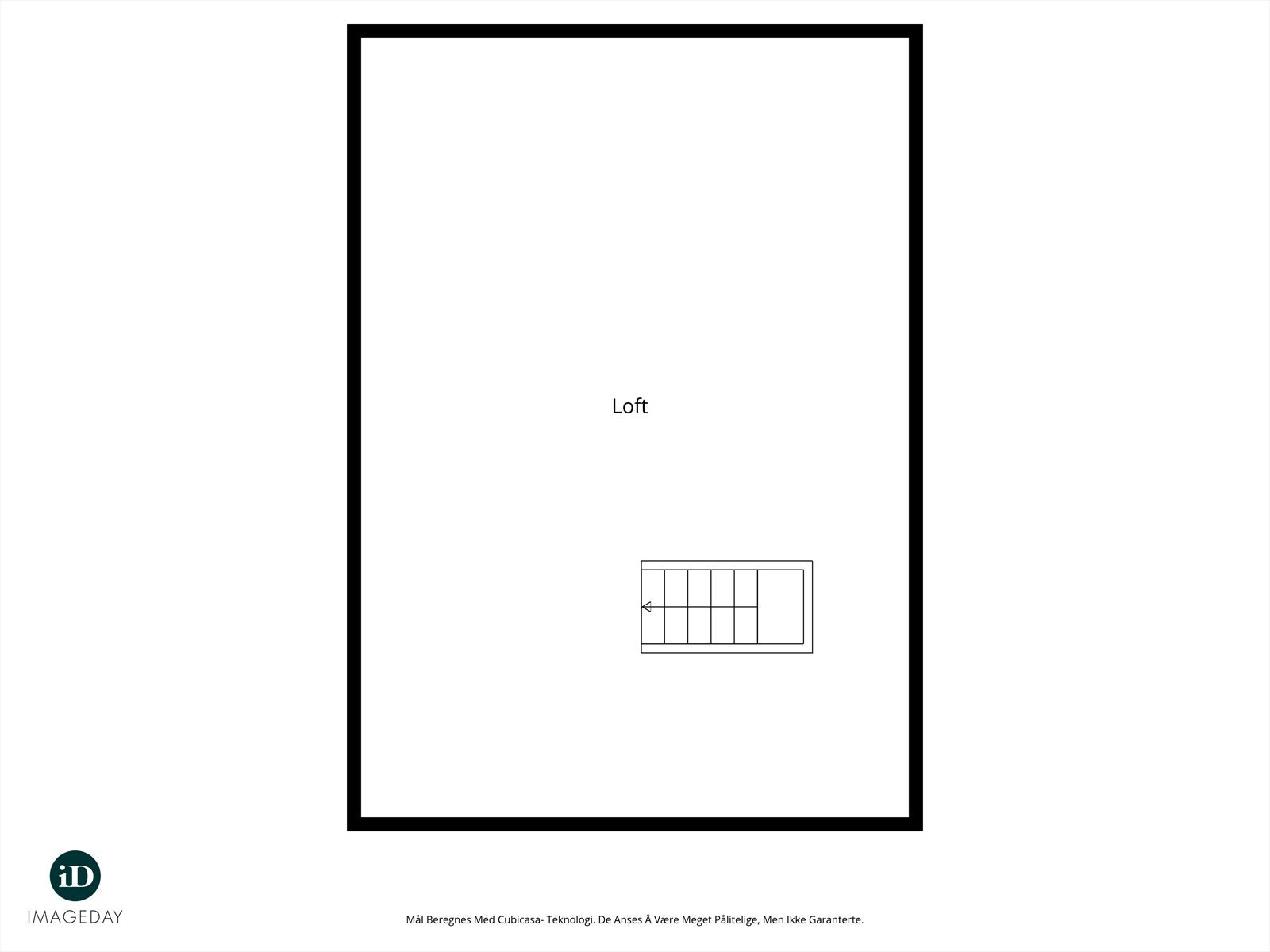 Plantegning loft. Galleribilde
