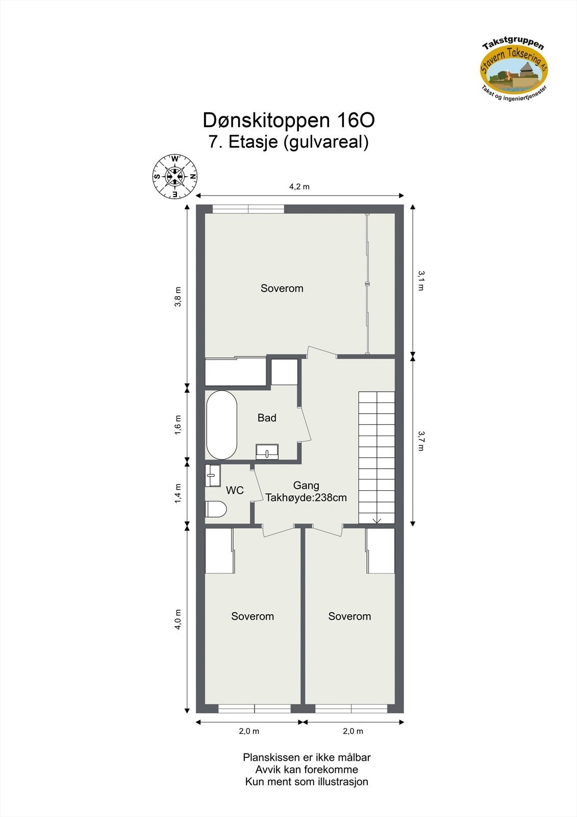 Dønskitoppen 16O - 2.etg Galleribilde