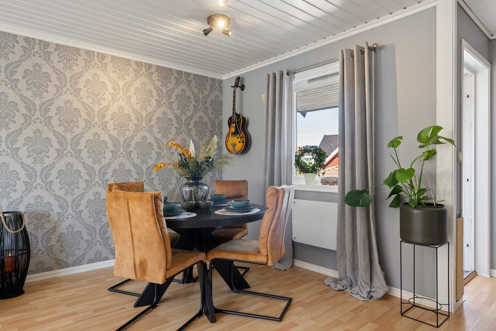 Der spisestuen står i dag har det tidligere vært et soverom nr. 2 Galleribilde