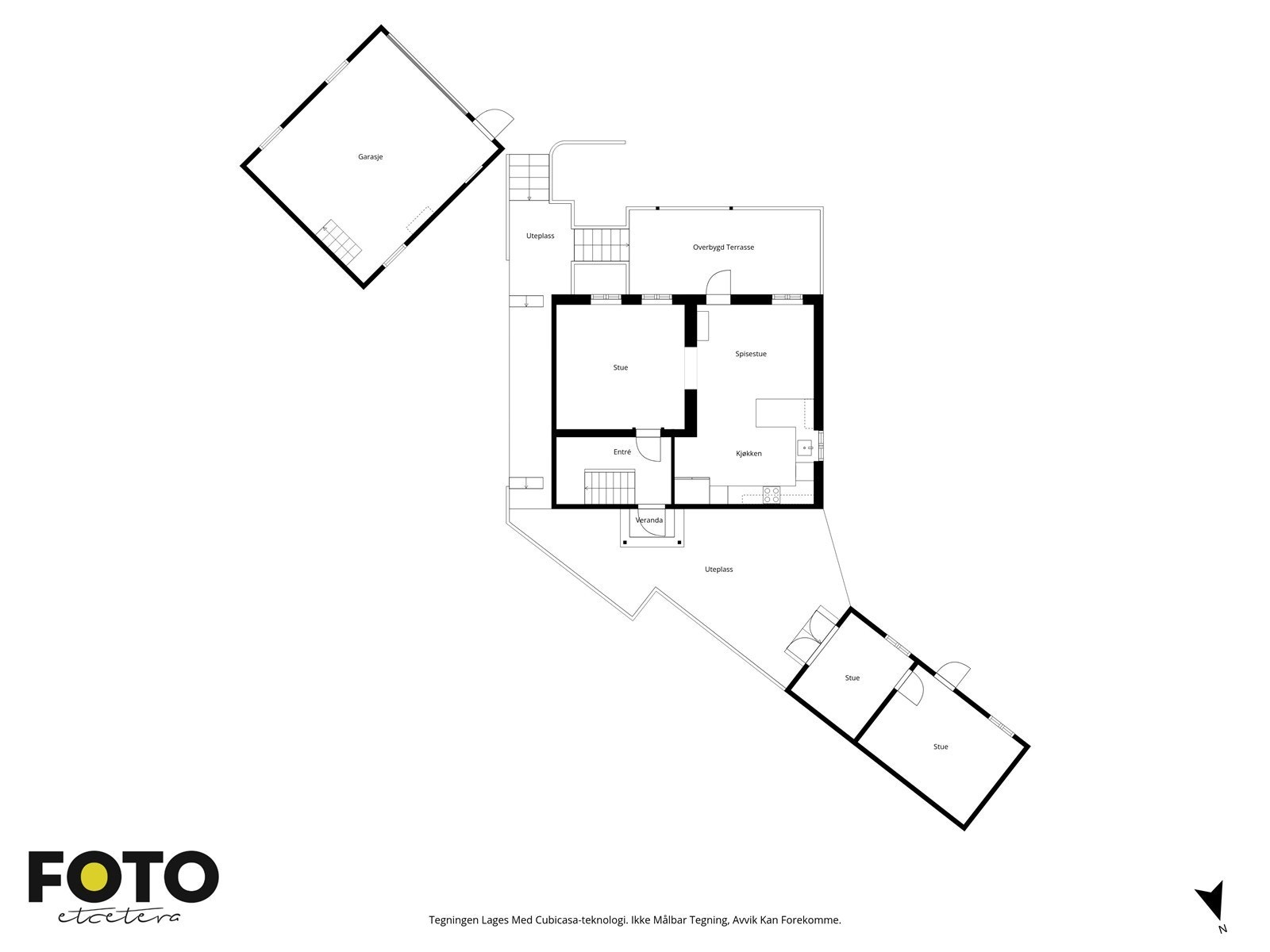 Plantegning 1. etasje Galleribilde