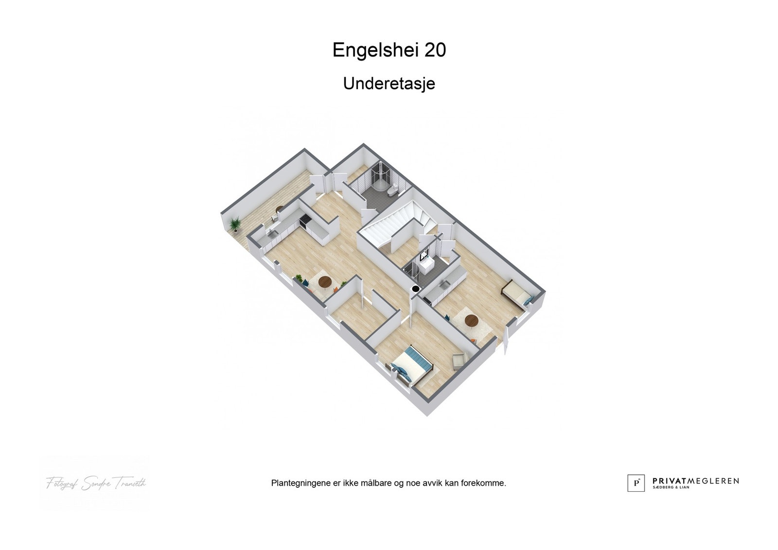 Planløsning sokkeletasje Galleribilde