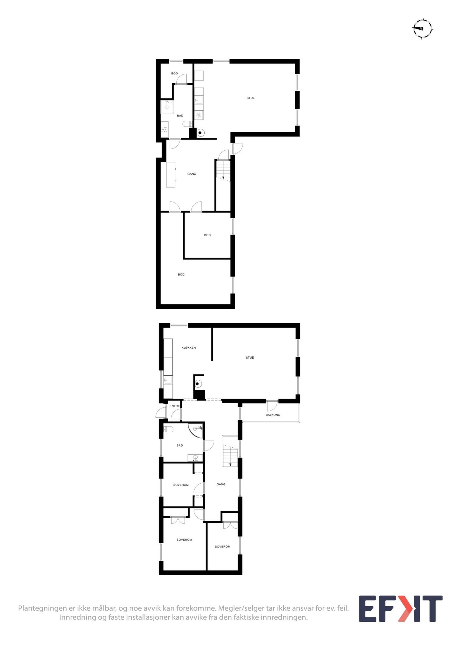 Plantegning Galleribilde