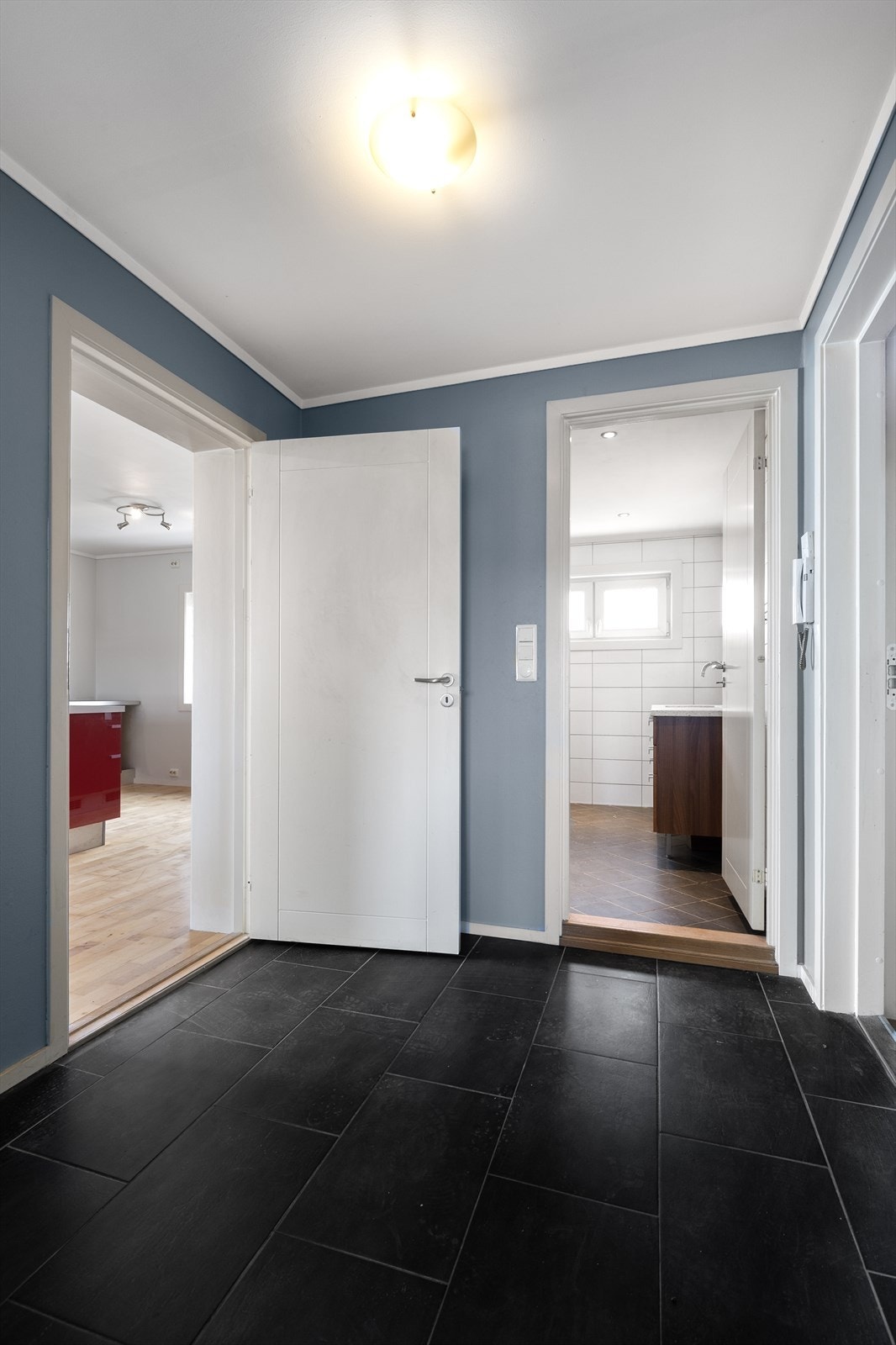 Entréen binder leiligheten sammen og gir adkomst til alle rom. Galleribilde
