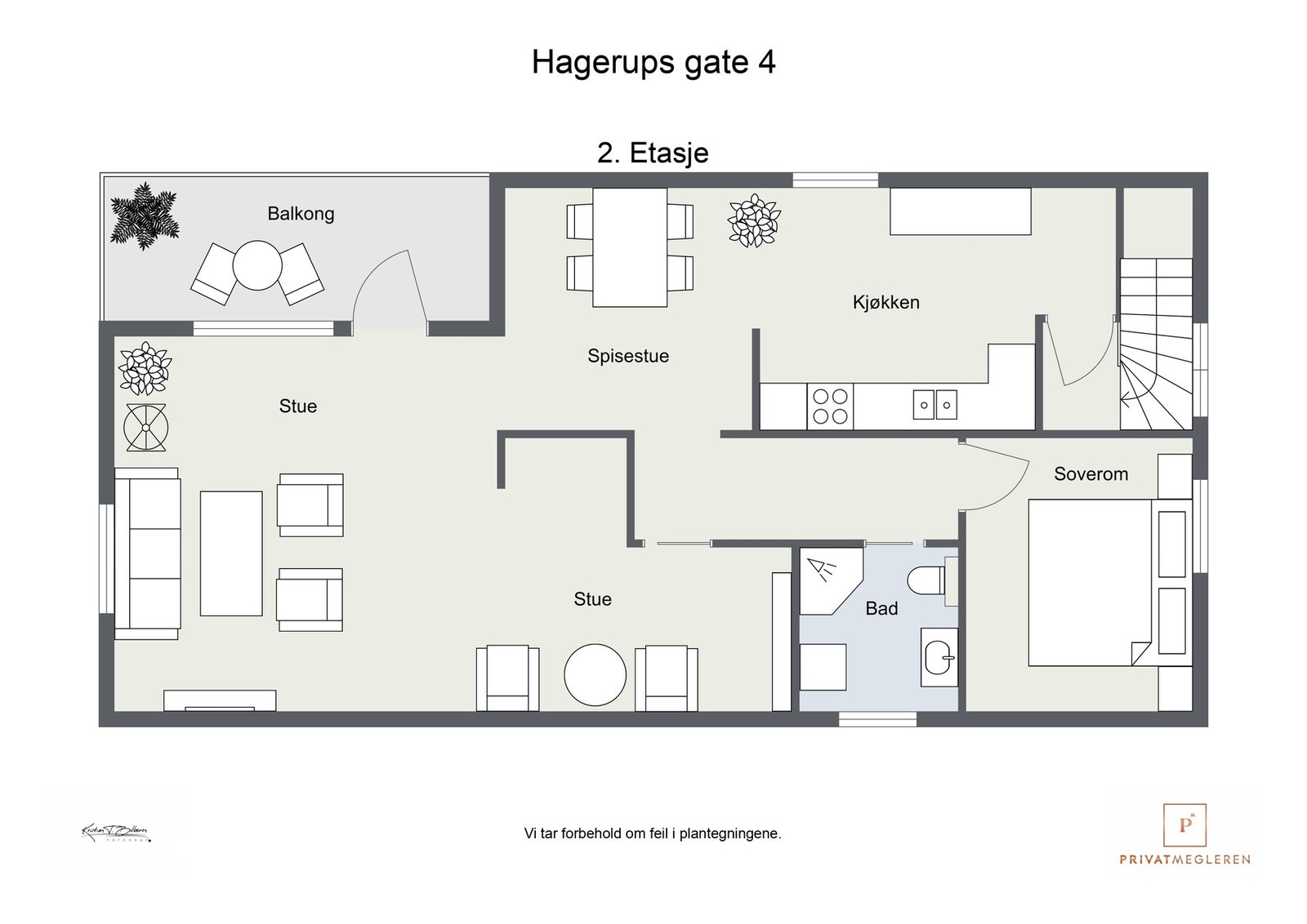 Plantegning 2. etasje Galleribilde