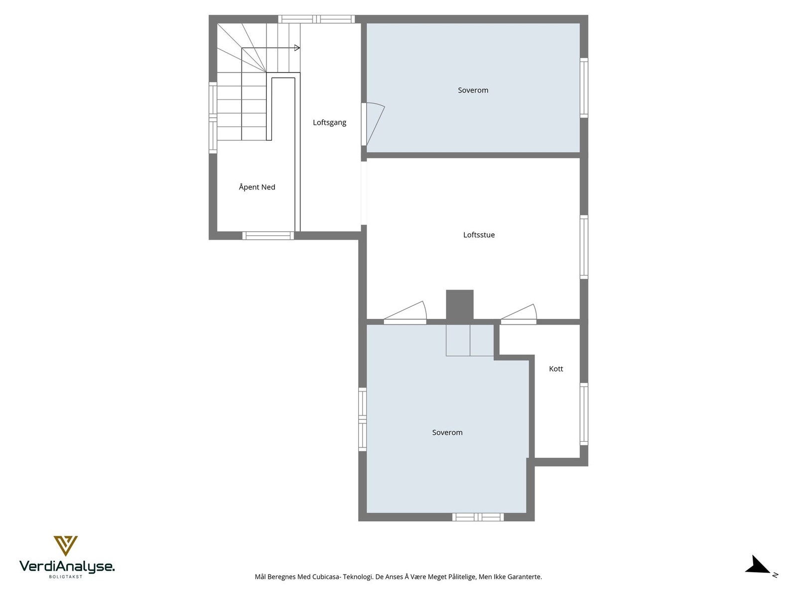 Planskisse Loft Galleribilde