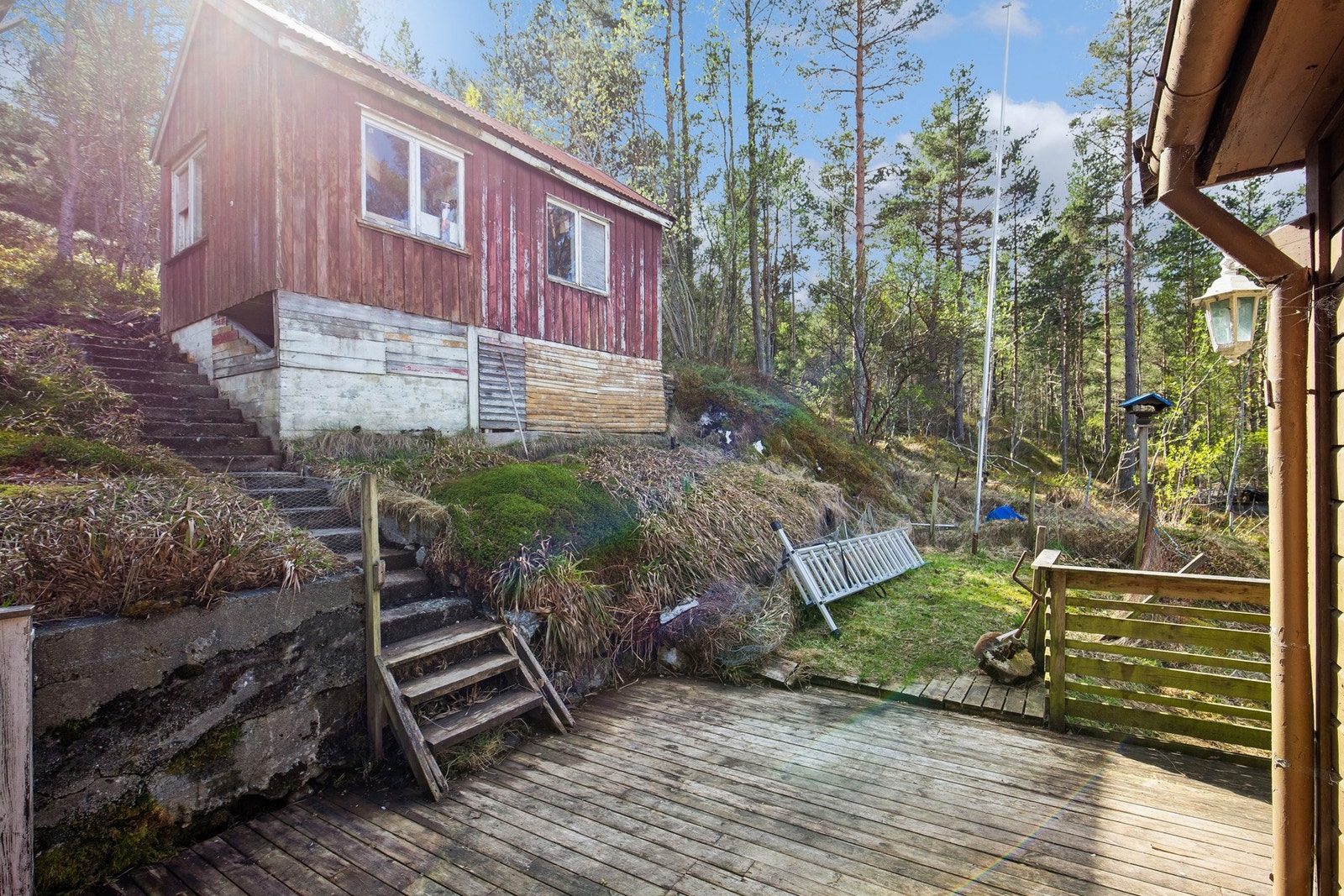På eiendommen er det også oppført et anneks Galleribilde