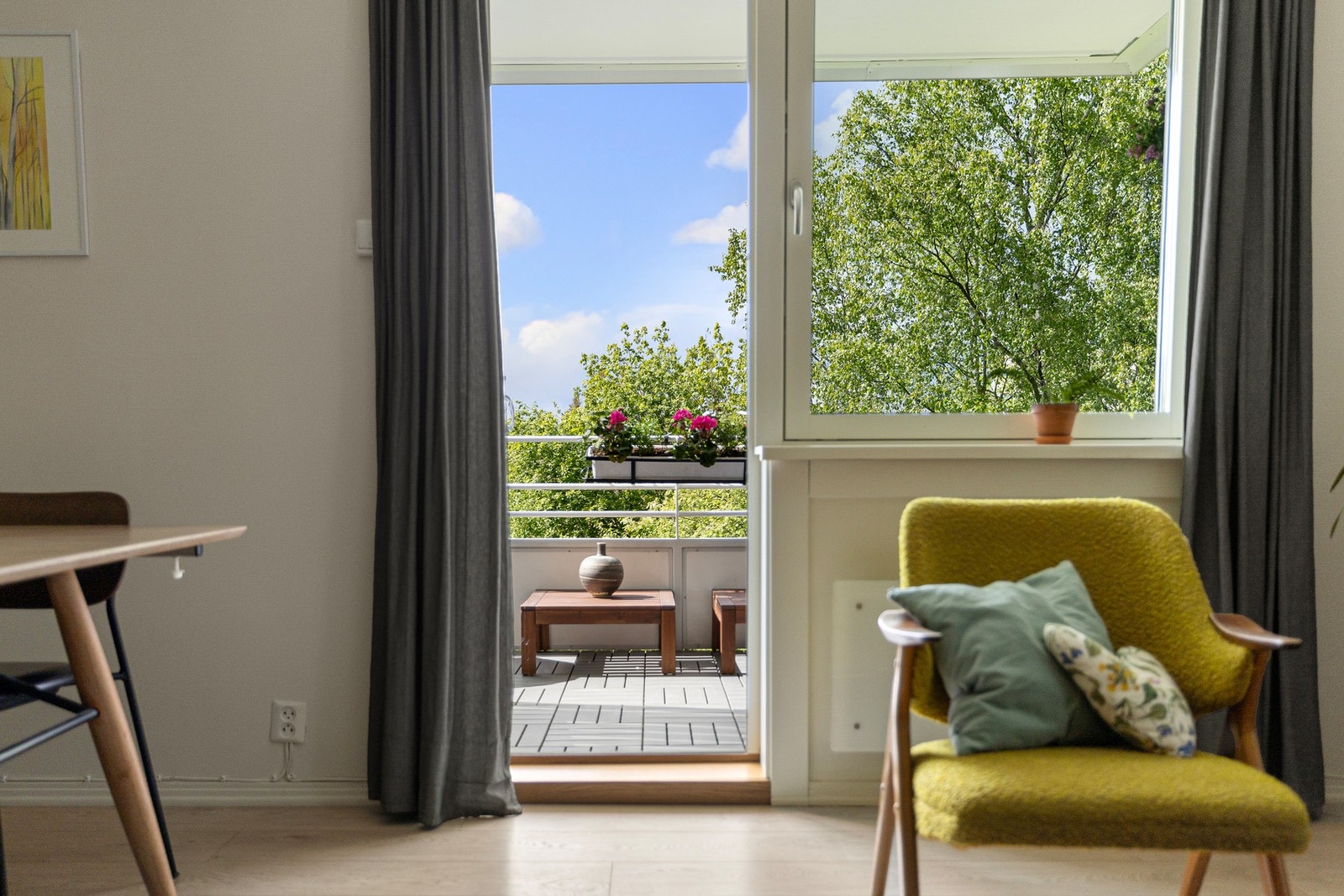 Hyggelig og grønt utsyn. Galleribilde
