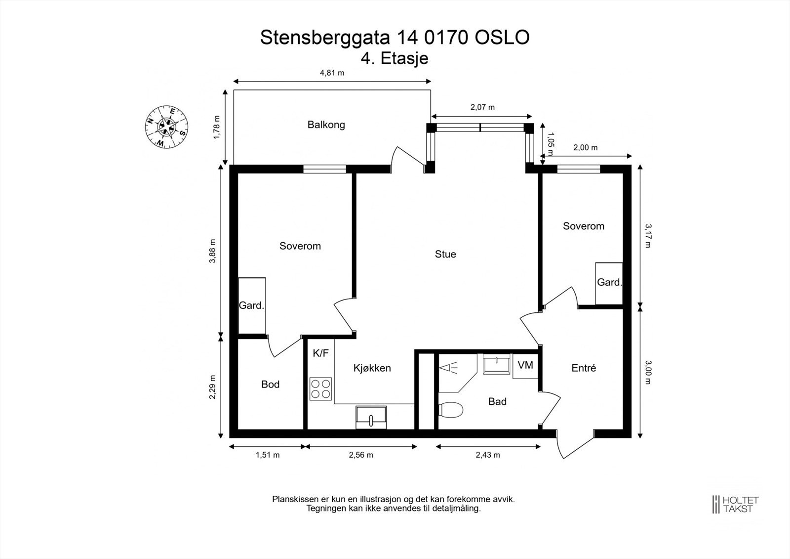 Plantegning Galleribilde