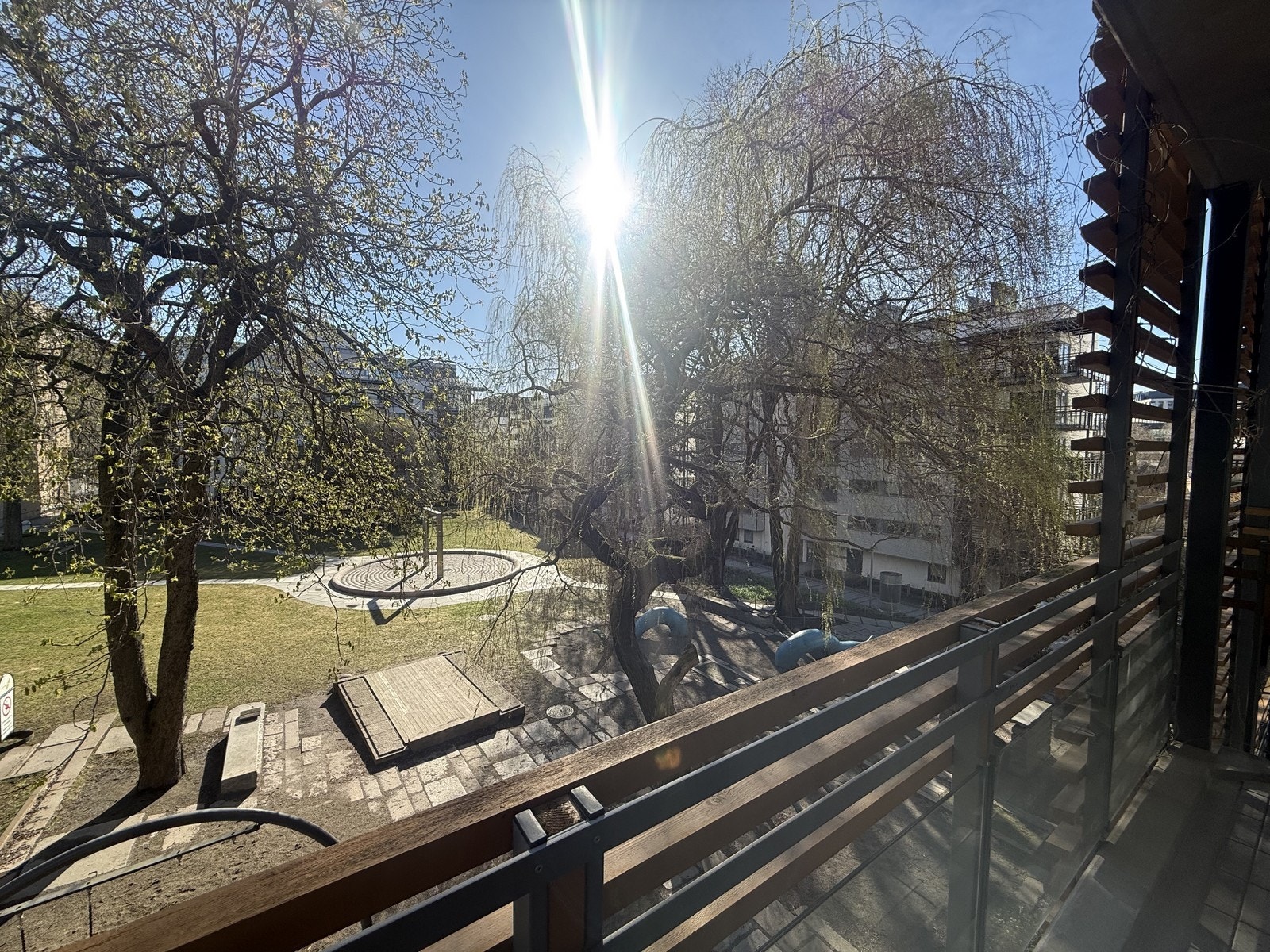 Gode solforhold fra balkongen. Galleribilde