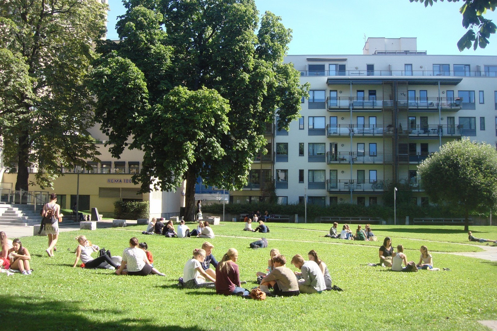 Uteområde. Galleribilde