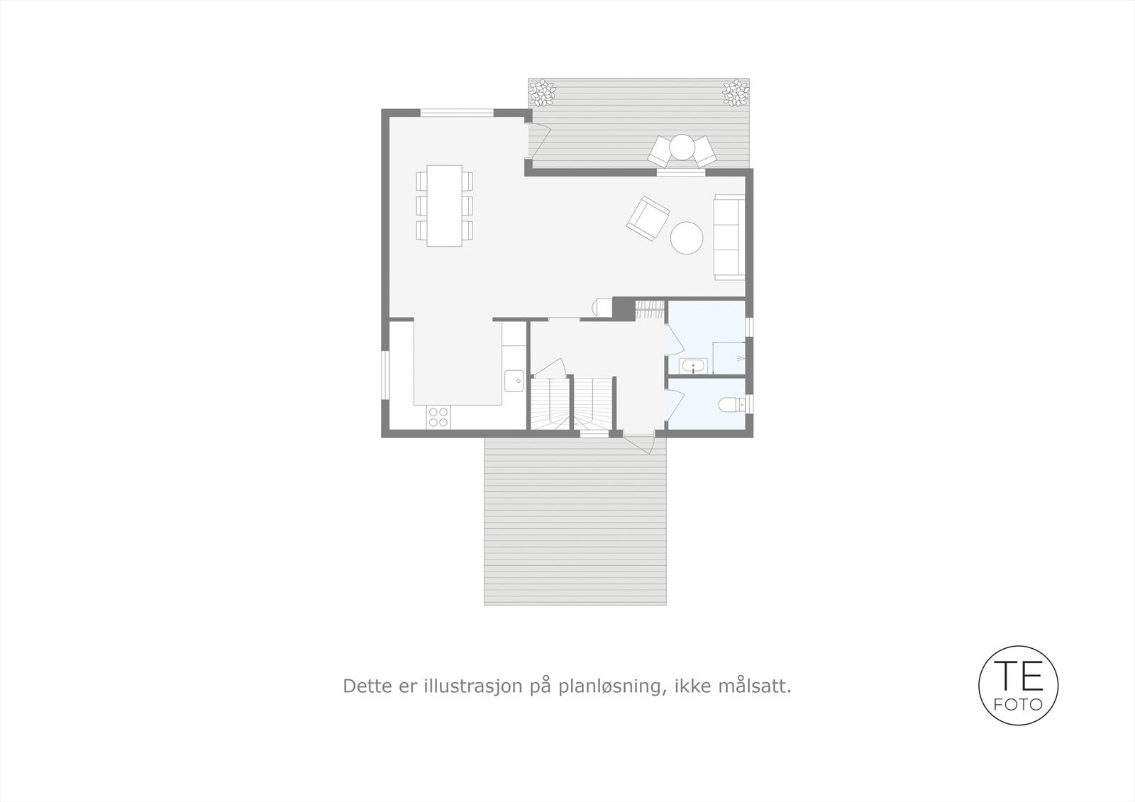 Plantegning hovedetasje Galleribilde