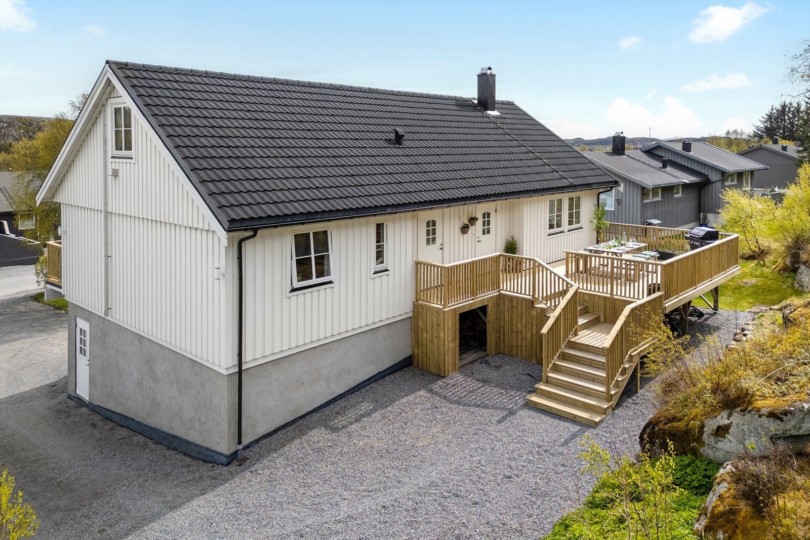 Flott inngangsparti Galleribilde