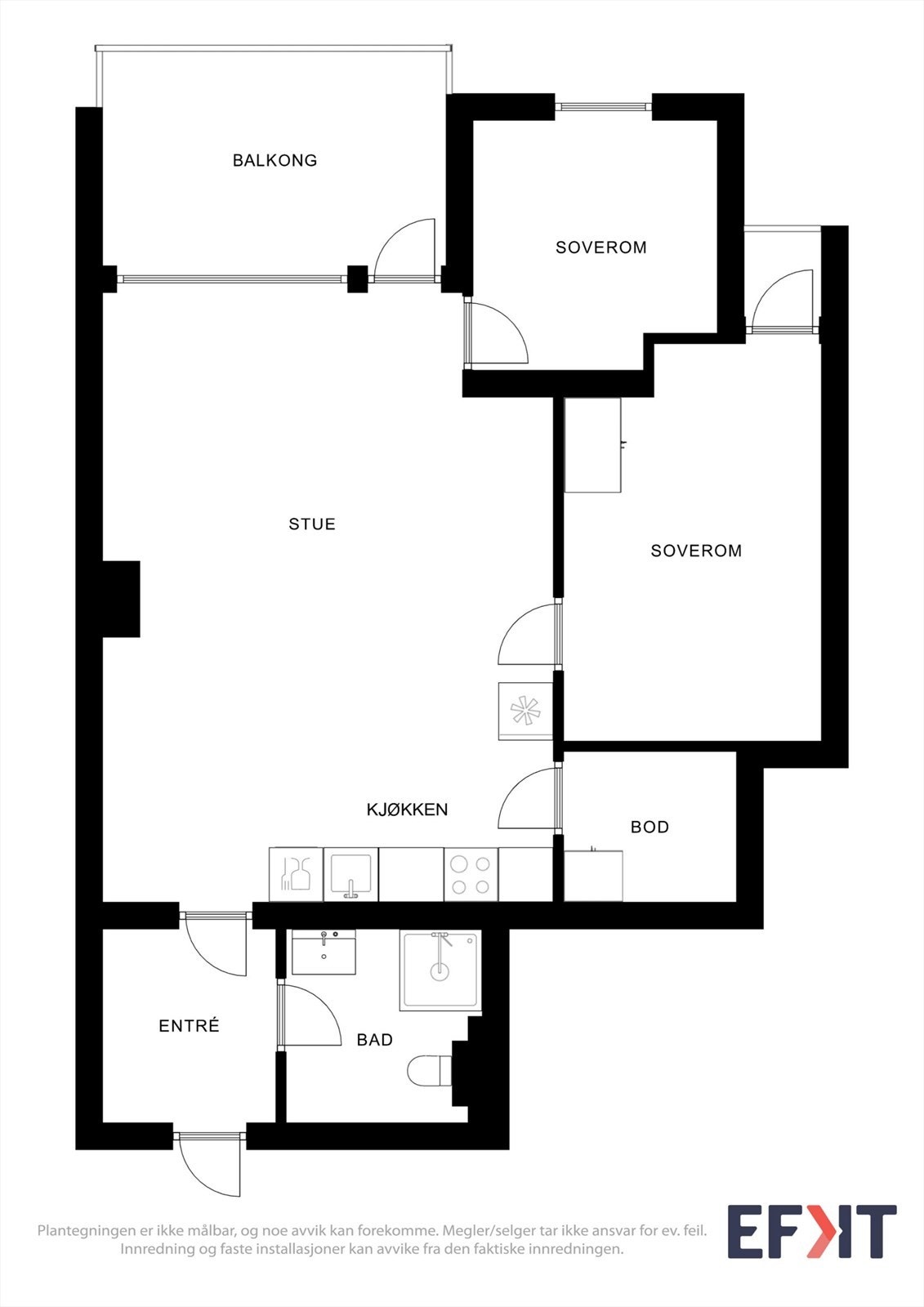 Plantegning Galleribilde