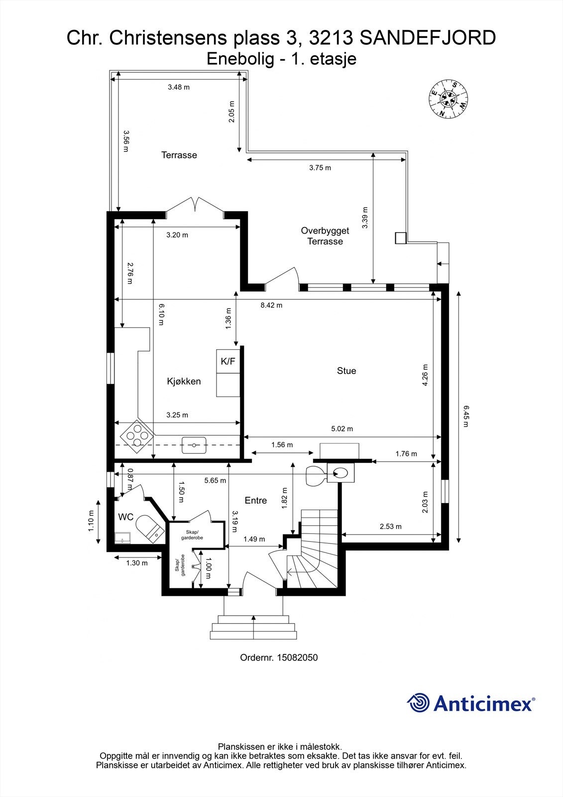 Plantegning 1.etasje Galleribilde