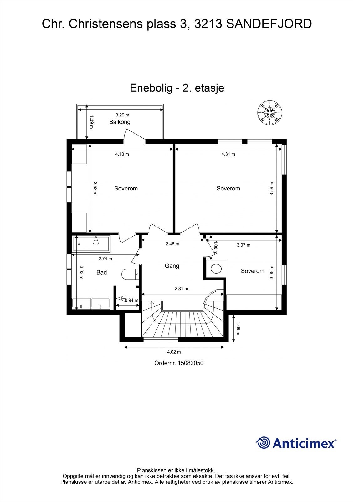 Plantegning 2.etasje Galleribilde