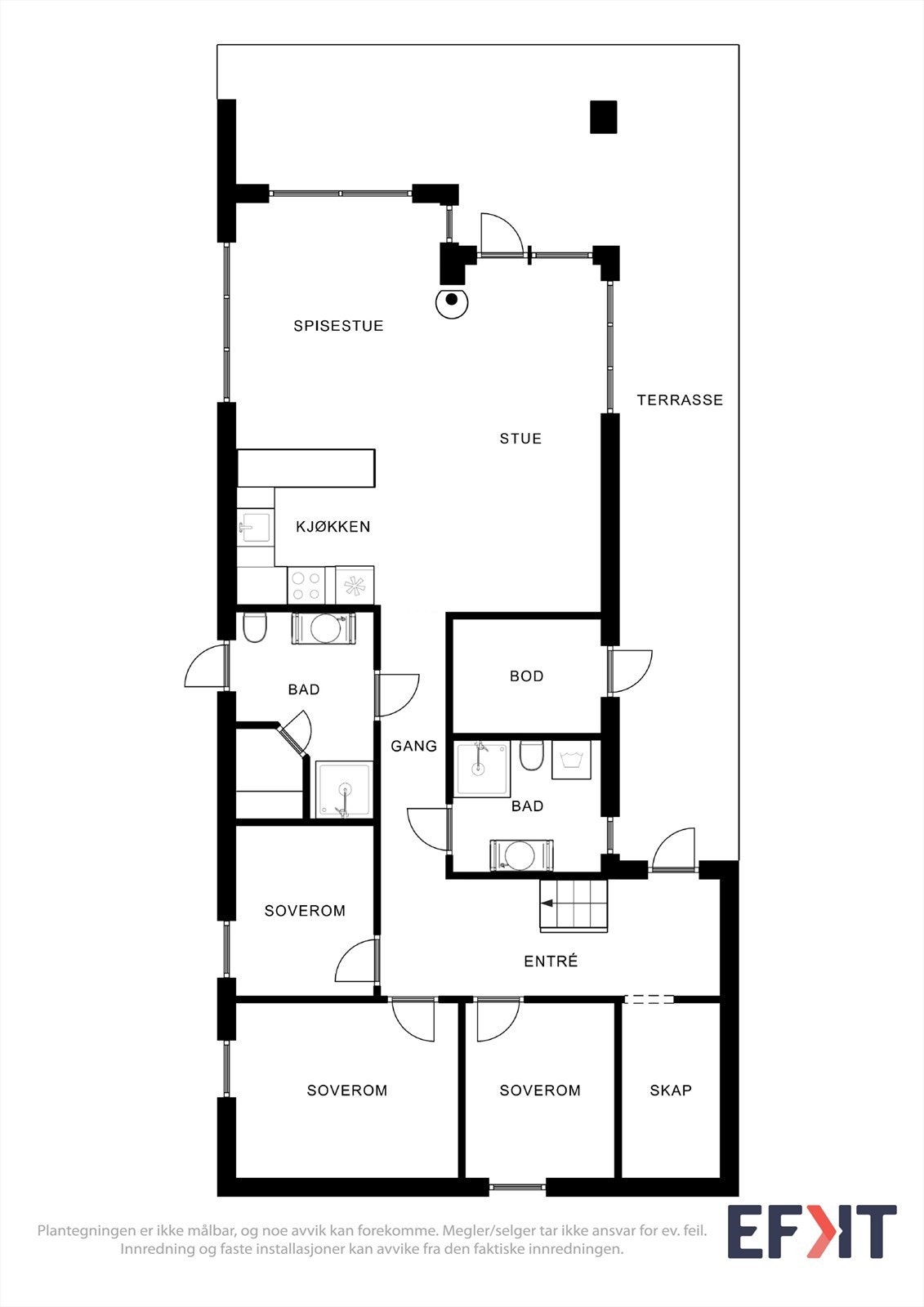 Planskisse - hovedplan Galleribilde