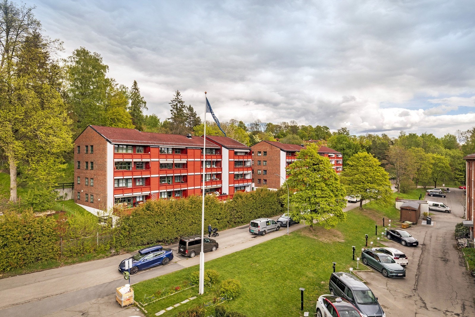 Utsikt fra kjøkkenvinduet Galleribilde