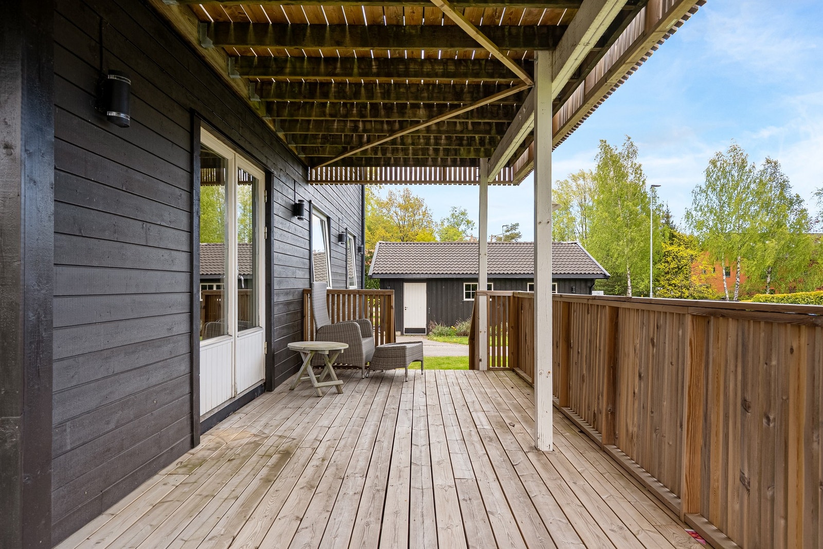 Stor overbygget balkong Galleribilde