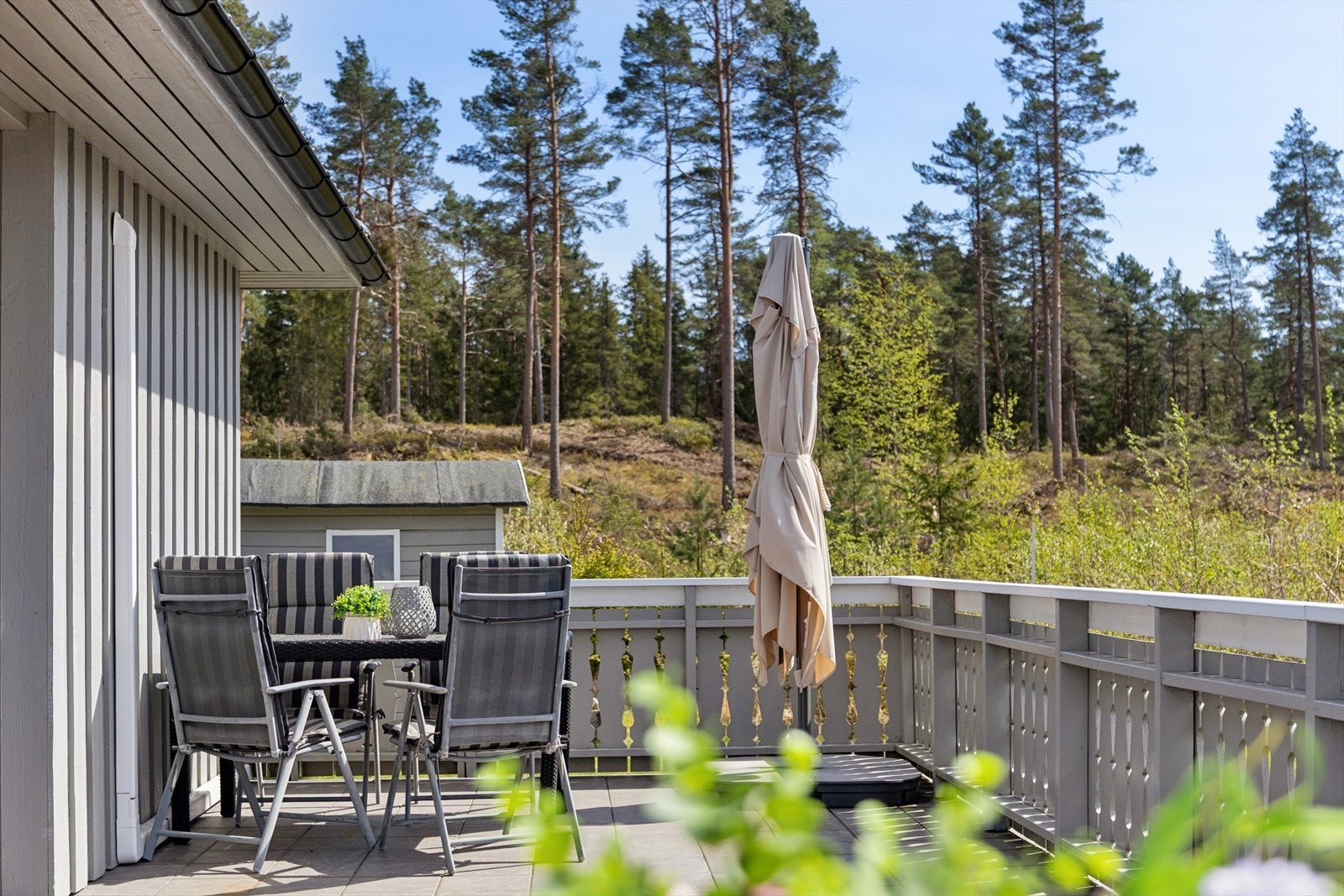 Her har du skogen som nærmeste nabo Galleribilde