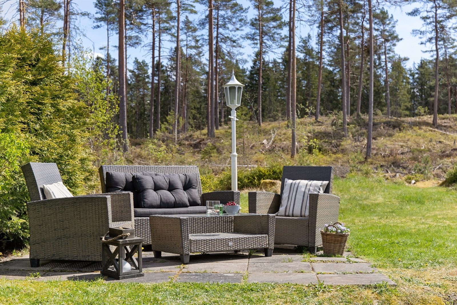 Koselig plass på en varm sommerdag Galleribilde