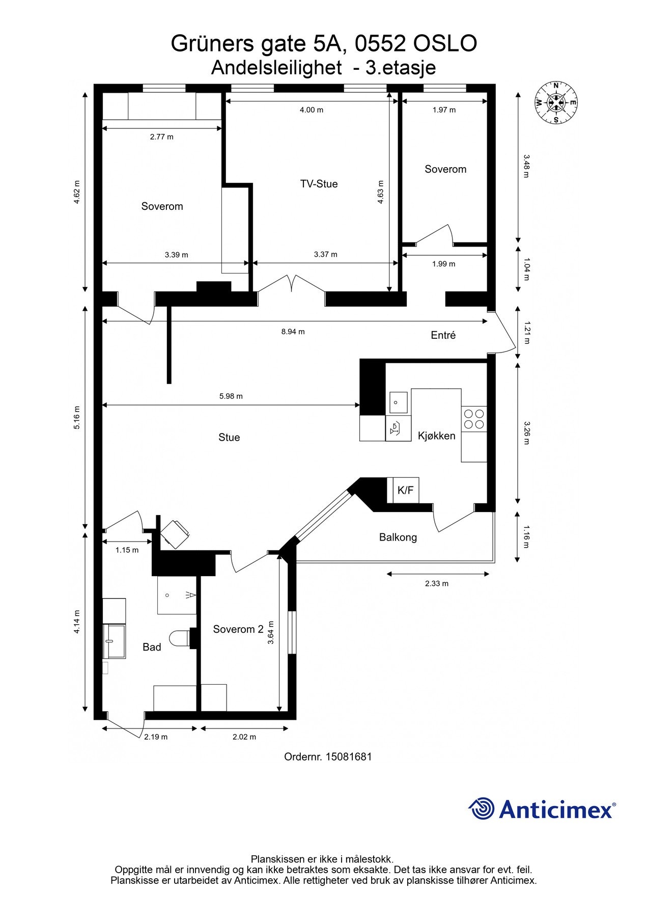 Planskisse. Galleribilde
