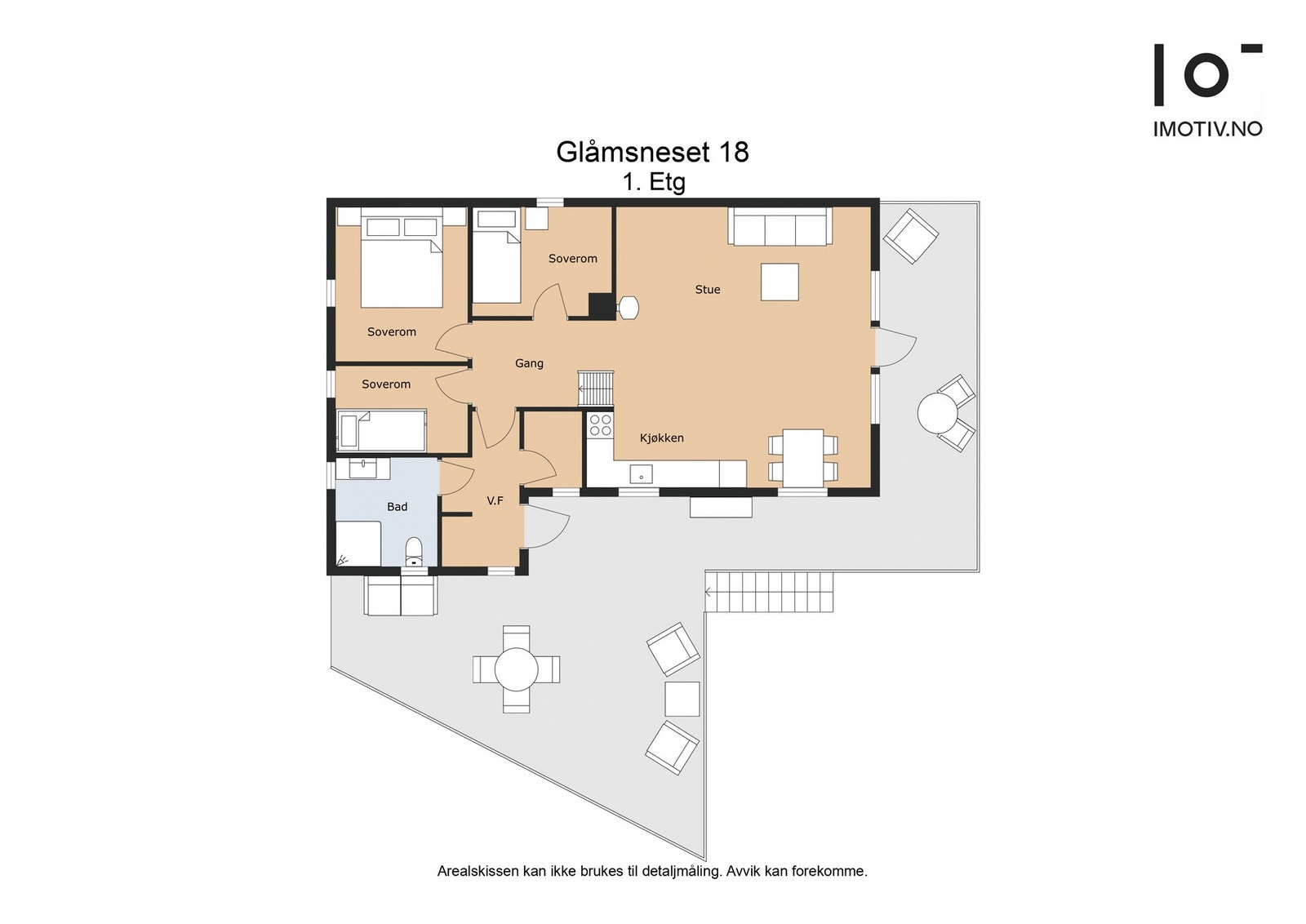 Planskisse hovedetasje Galleribilde