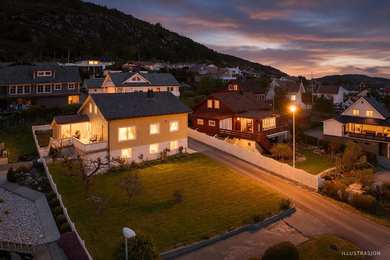 Velkommen til Mjelthaugvegen 18! Foto: EFKT v/ Svein Olav Humberset Galleribilde