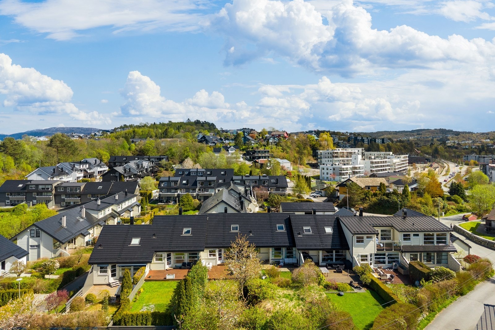 Råstølen er et attraktivt og familievennlig område i Fana. Galleribilde