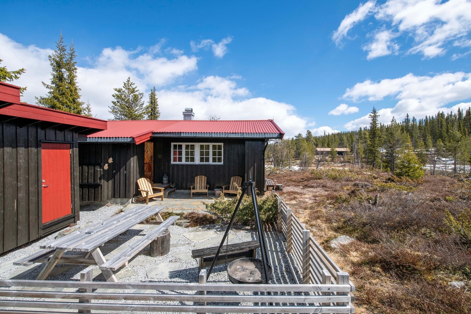Koselig uteområde. Galleribilde