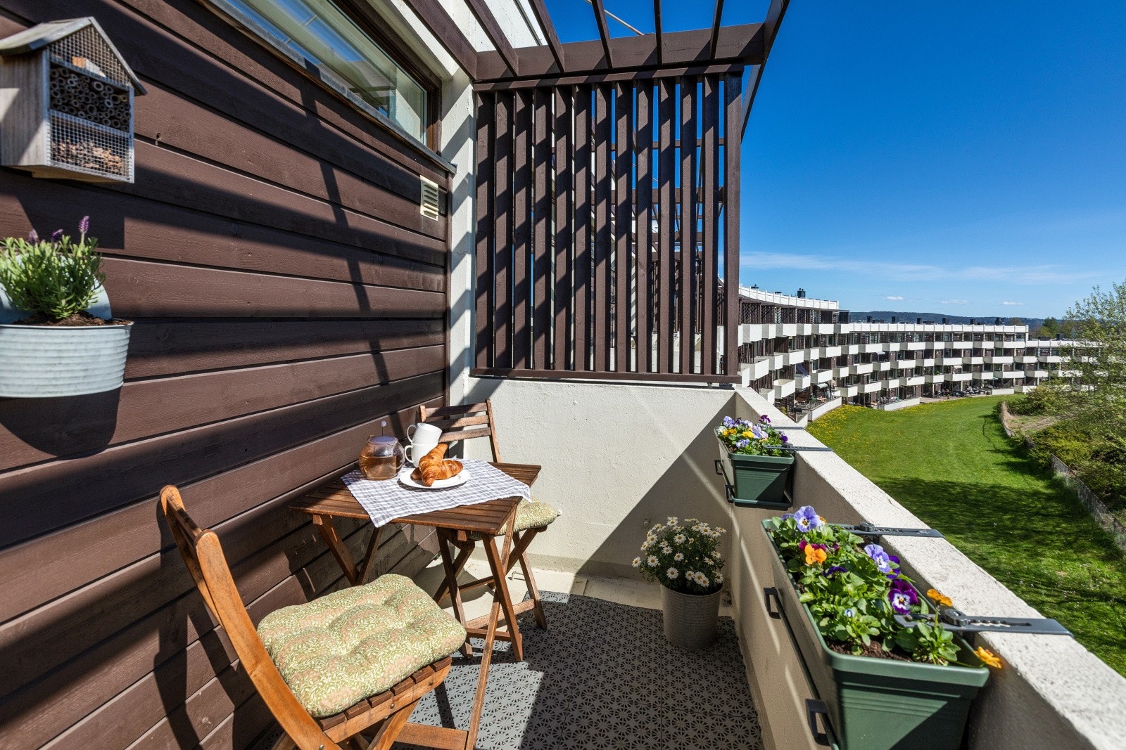 Utsikt fra balkongen. Galleribilde