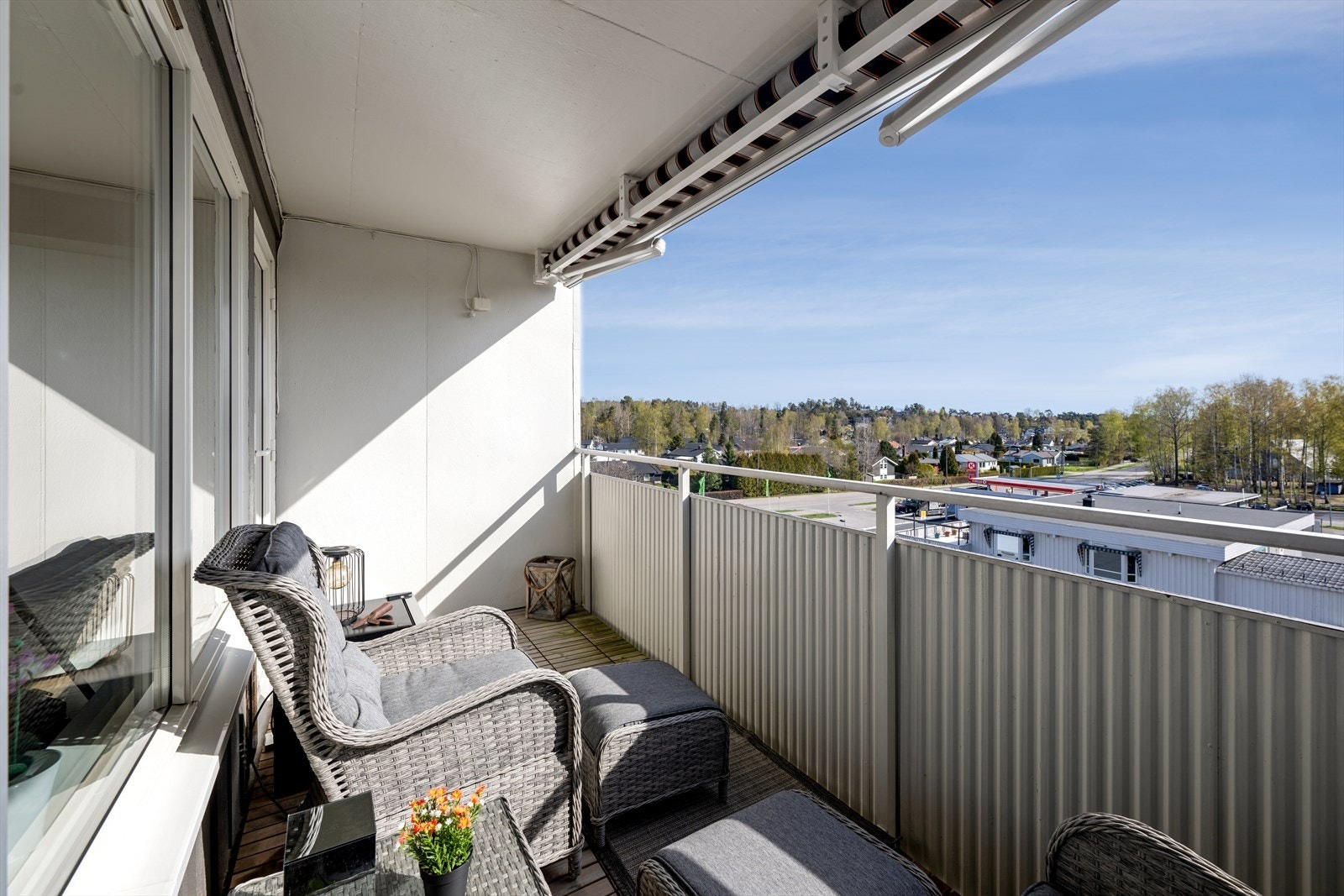 Du har flott utsyn over nærområdet. Galleribilde