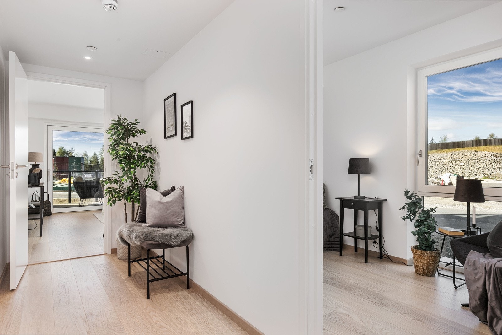 Gang fra stuen og til soverom Galleribilde