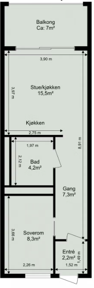 Plantegning Galleribilde