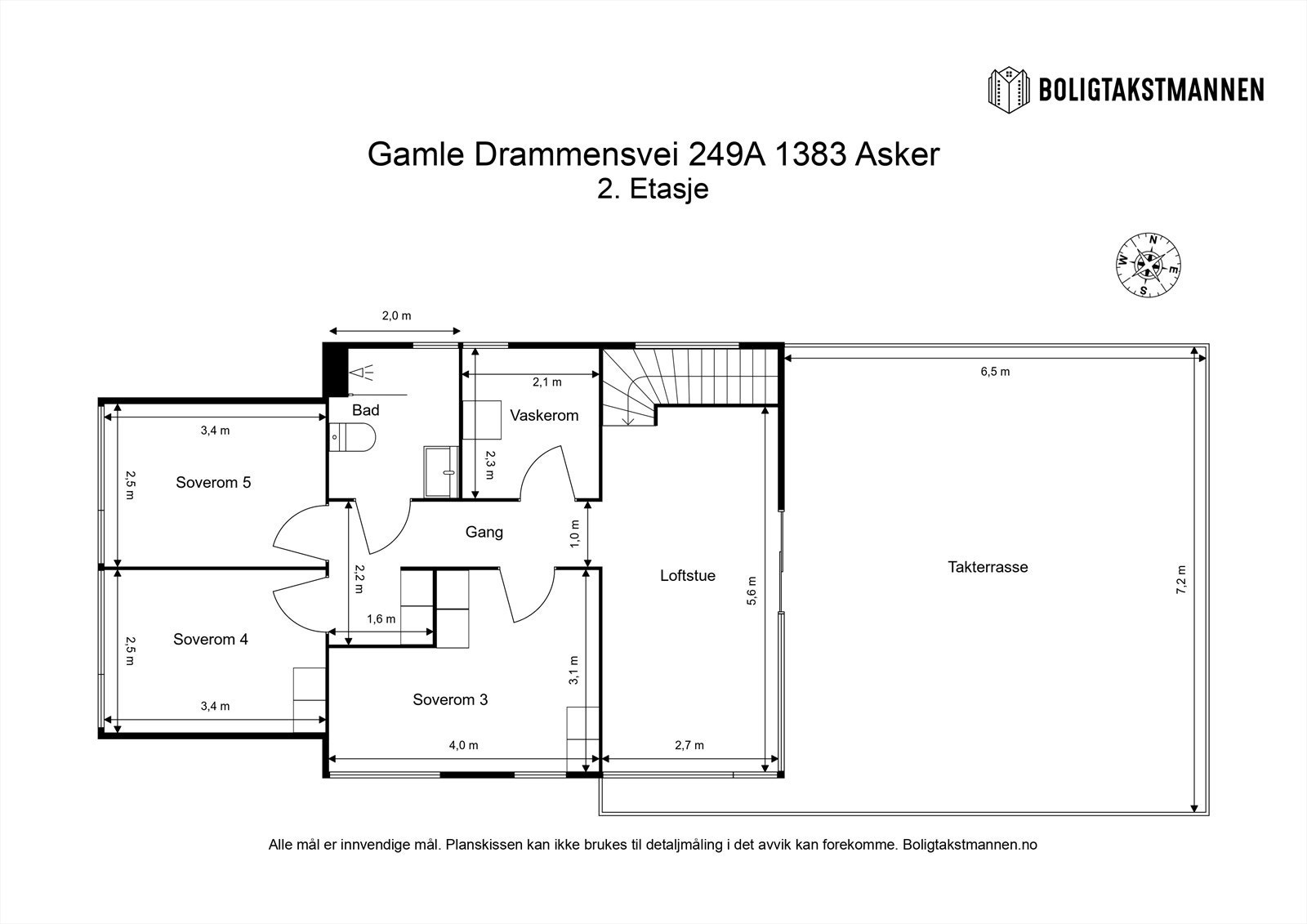 Plantegning 2. etasje. Galleribilde