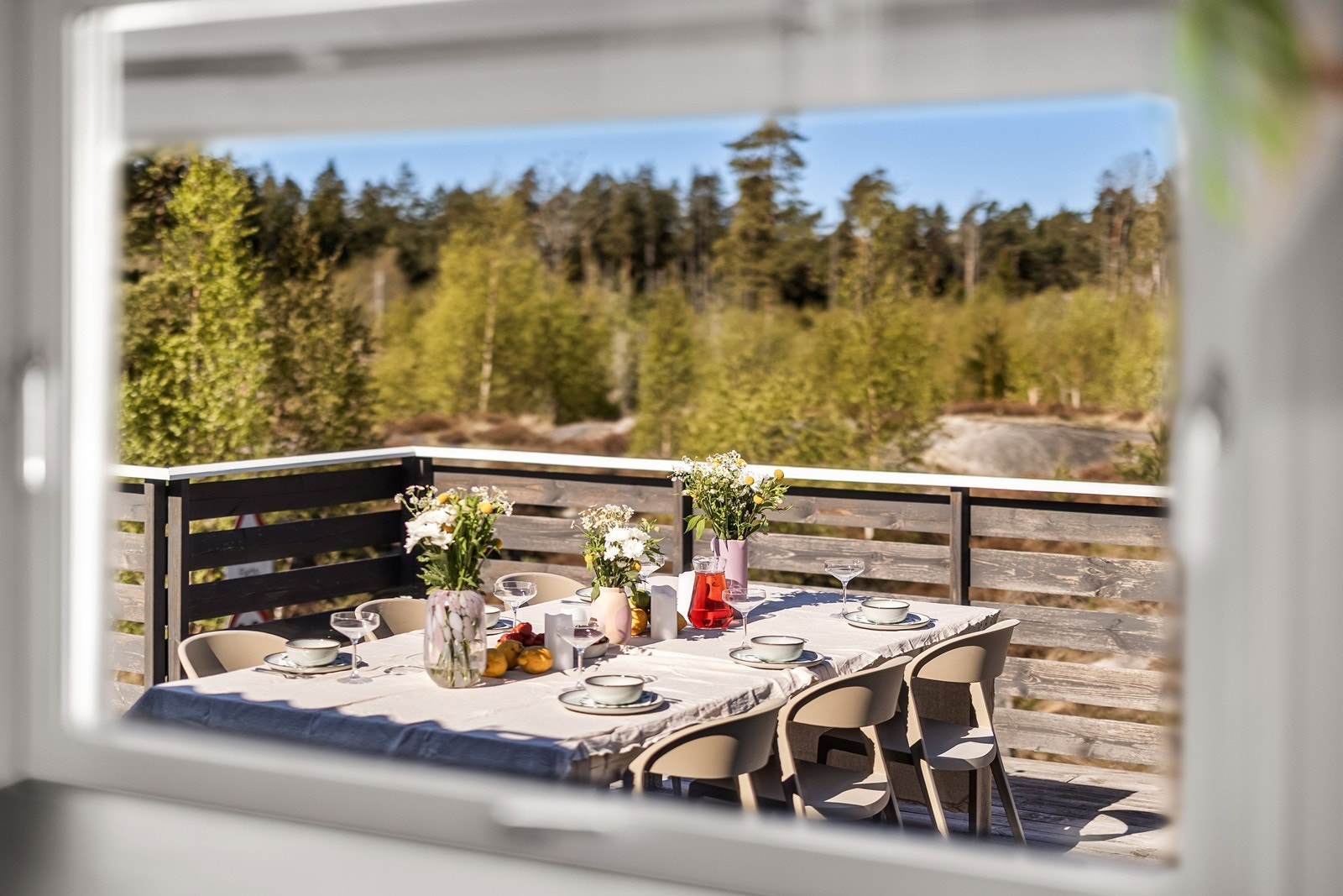 Utsikten kan nytes også innenfra. Galleribilde