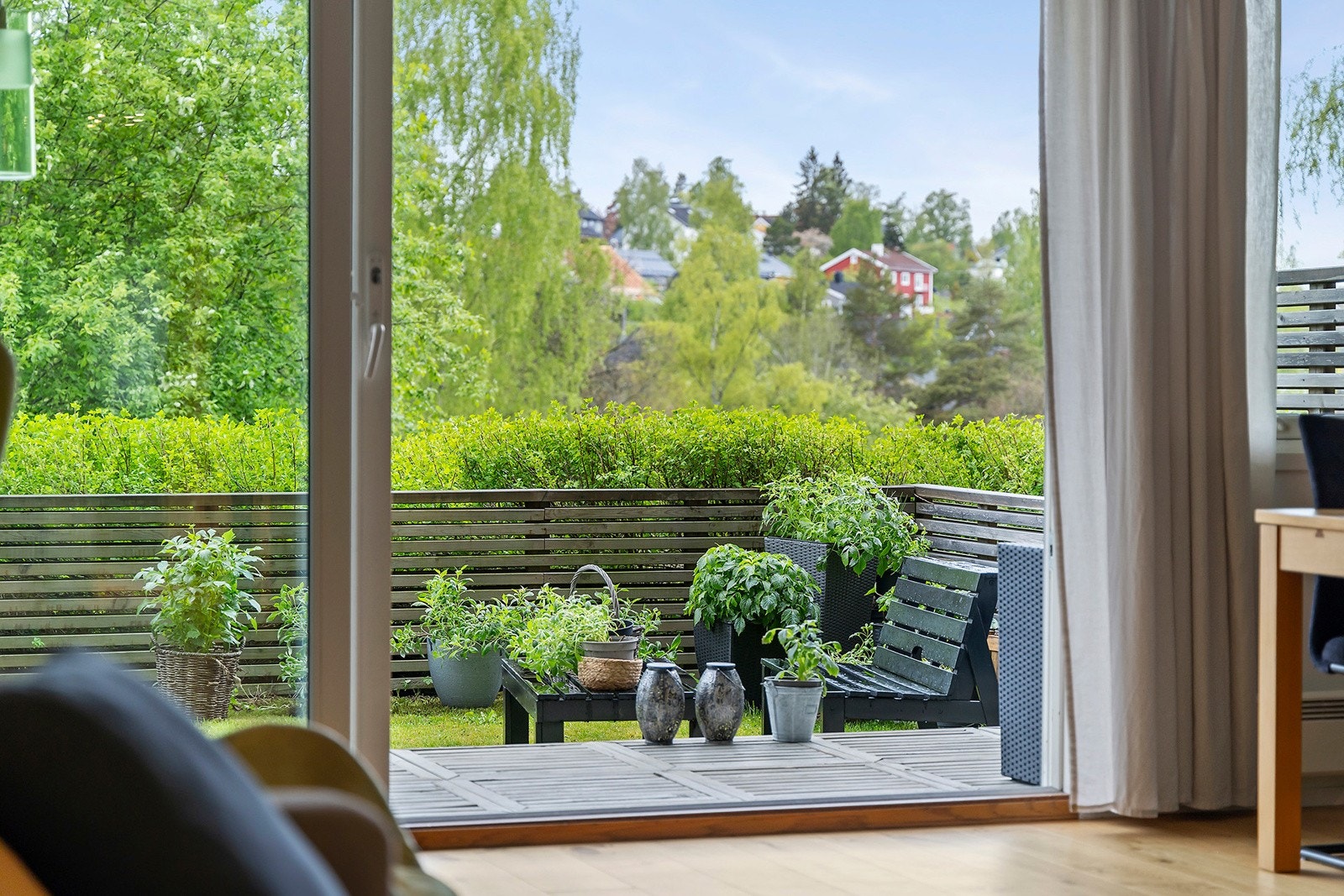 Utsikt fra stuen Galleribilde