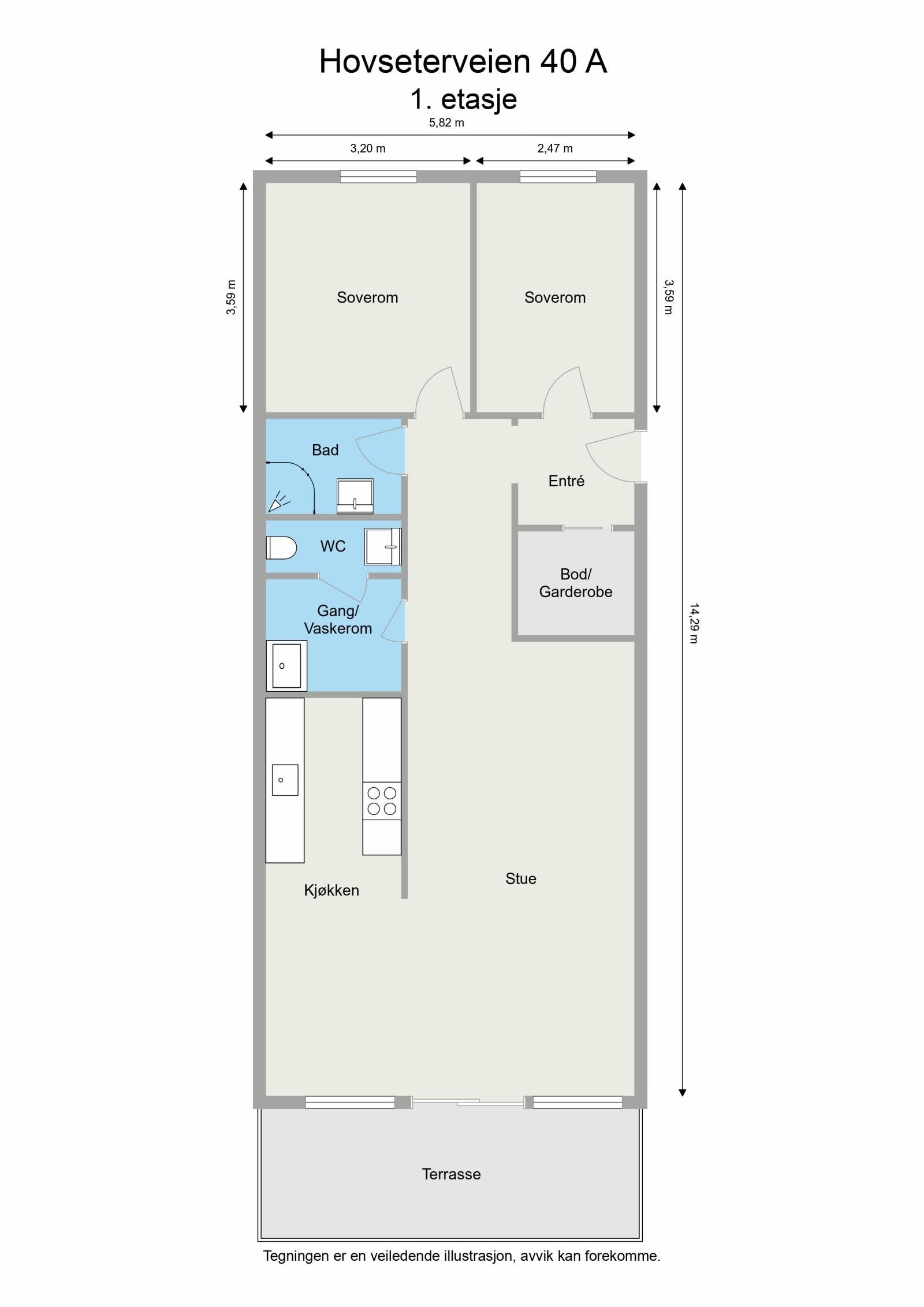 Dagens planløsning Galleribilde