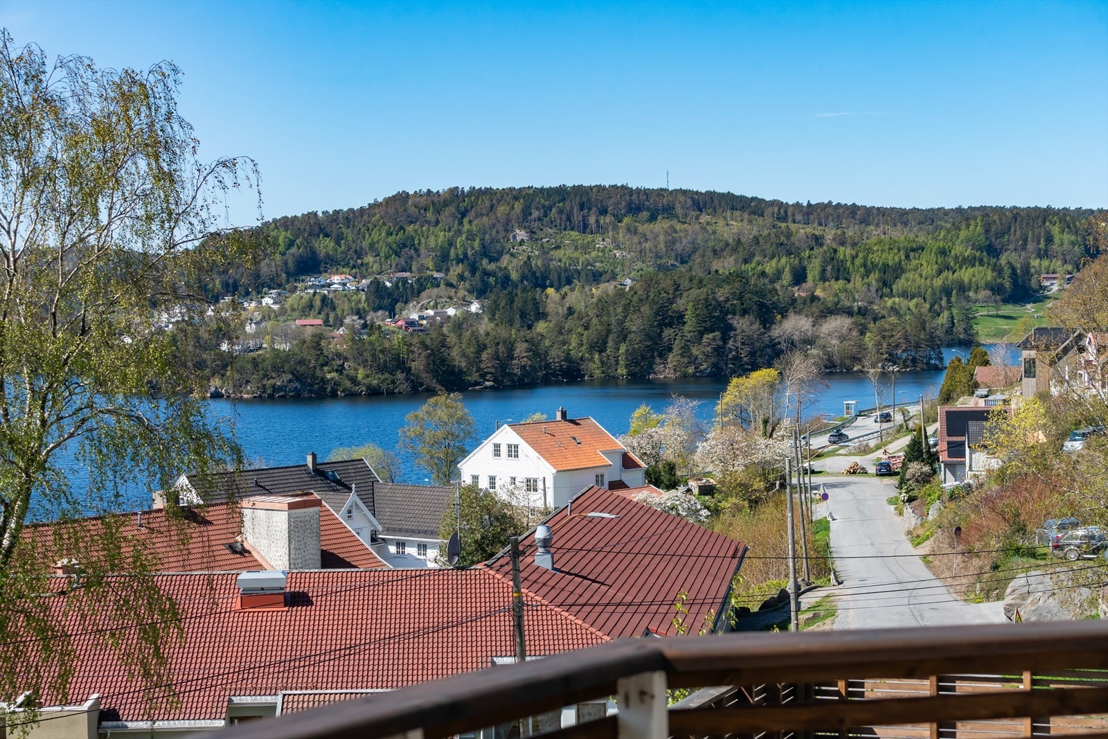 Utsikt fra terrasse Galleribilde