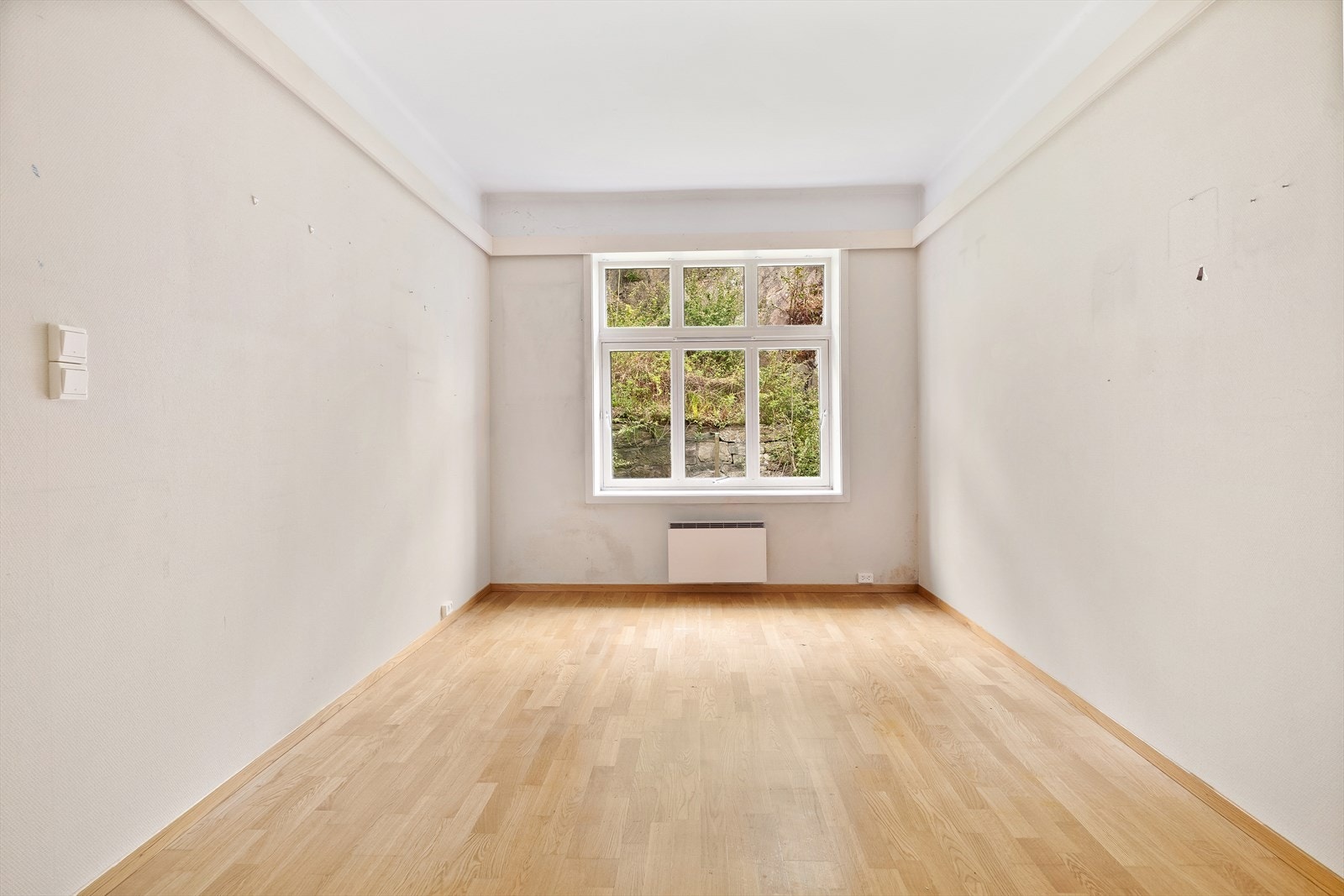 Soverommet måler 14,5 kvadratmeter. Galleribilde