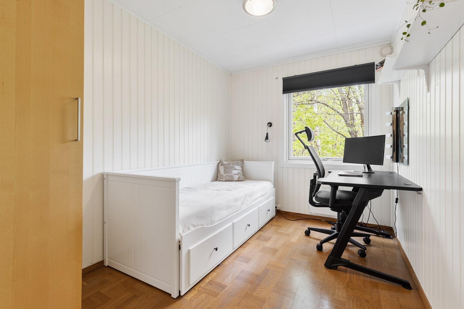 Det tredje soverommet egner seg godt som barnerom, gjesterom eller kontor. Galleribilde