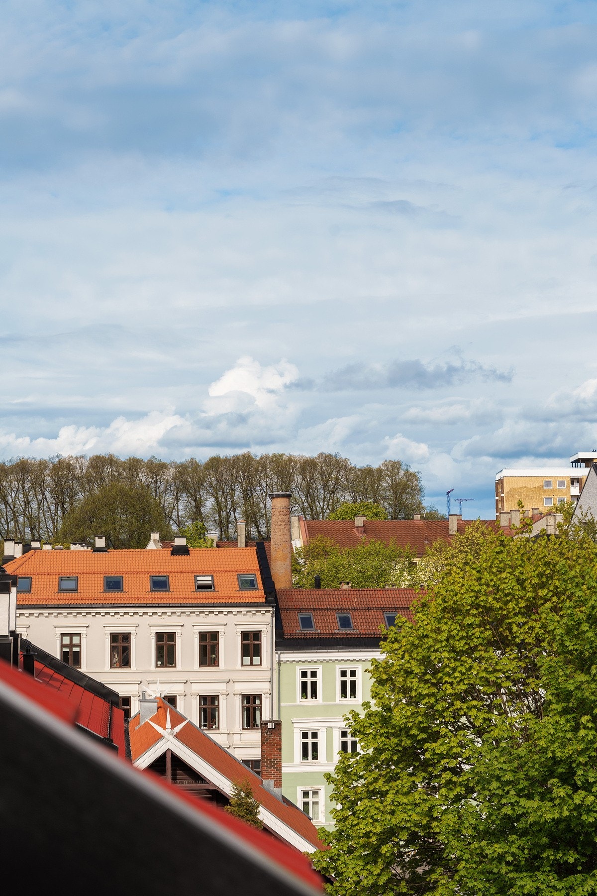 Utsyn fra takterrassen. Galleribilde