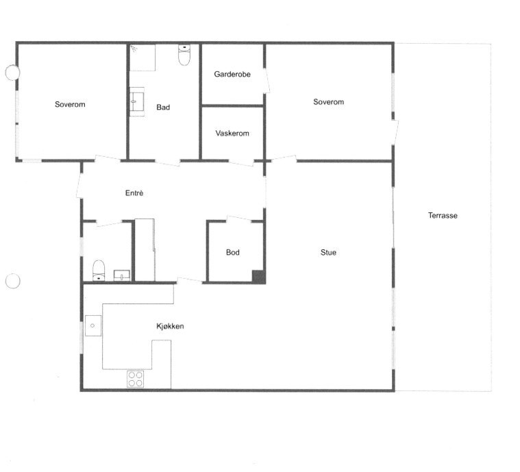 Plantegning Galleribilde