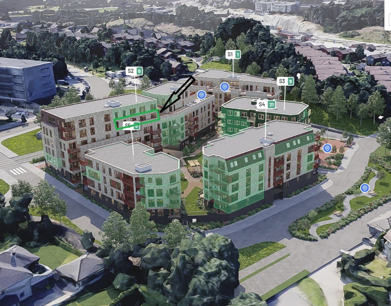 - Snart innflytningsklar 3 roms på 71 m², med privat terrasse på hele 29 m² - Galleribilde